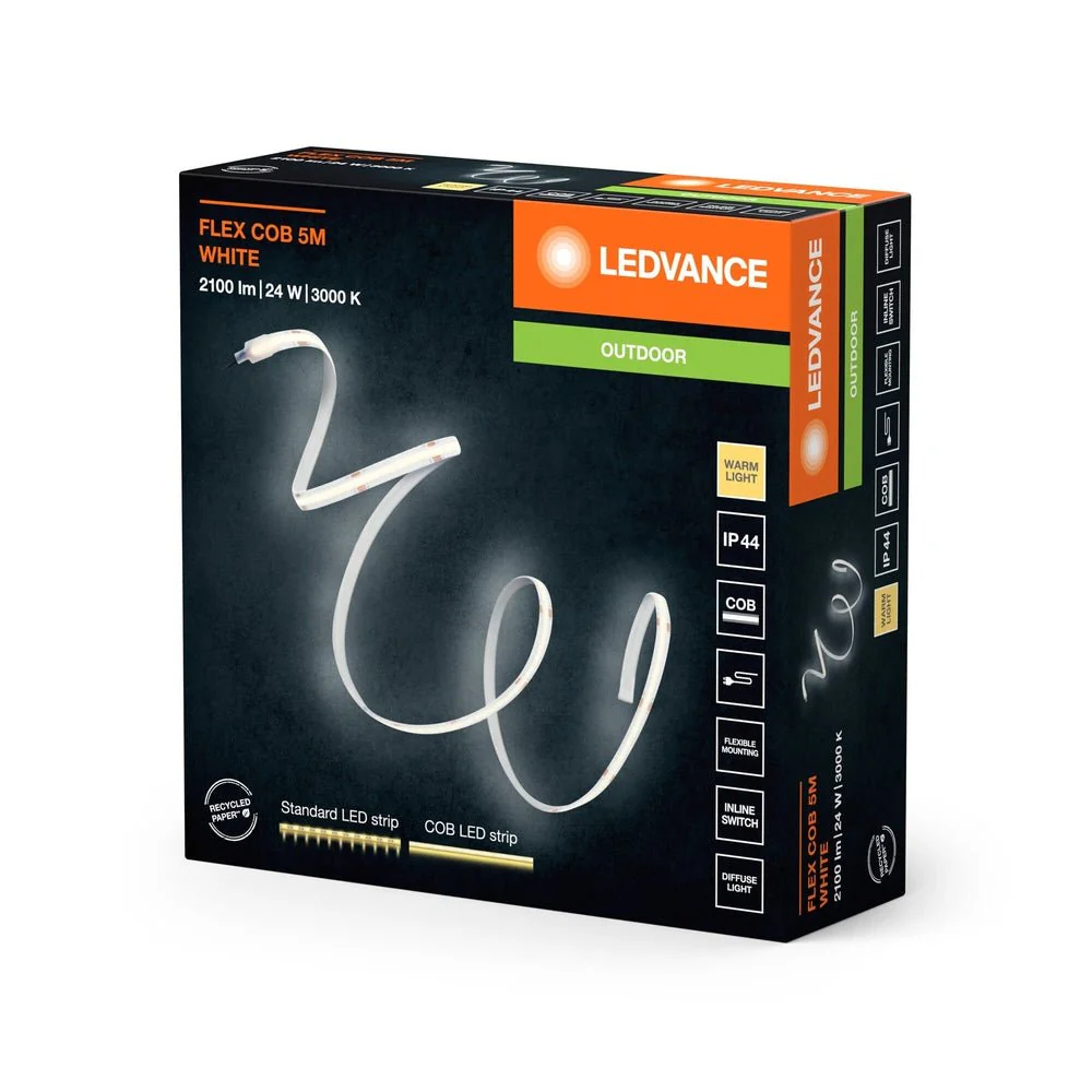 Taśma LED zewnętrzna jednorodny efekt IP44 zewnętrzna 24W - Image 3