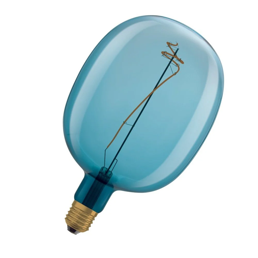 Żarówka LED E27 4,5W Vintage 1906 LED Big Special Shapes 10 BLUE, ściemnialna, barwa ciepła. - Image 2