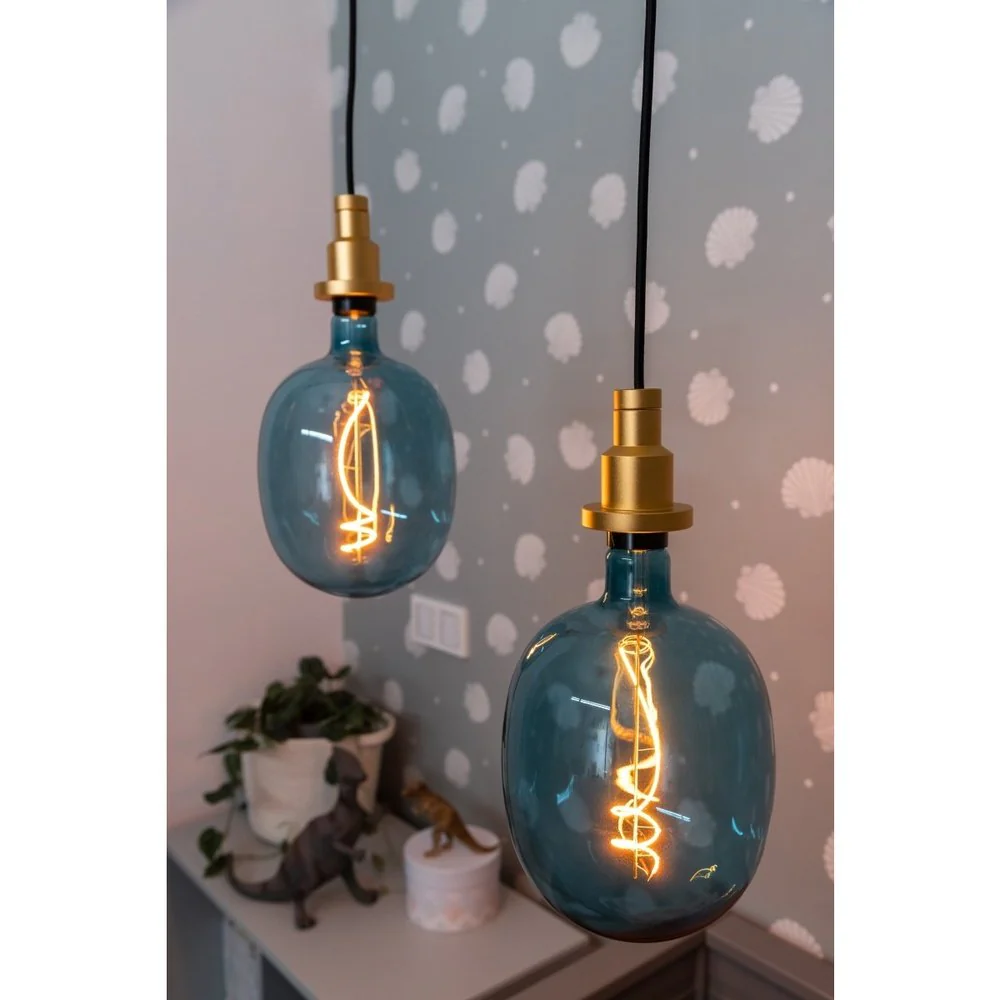Żarówka LED E27 4,5W Vintage 1906 LED Big Special Shapes 10 BLUE, ściemnialna, barwa ciepła. - Image 6