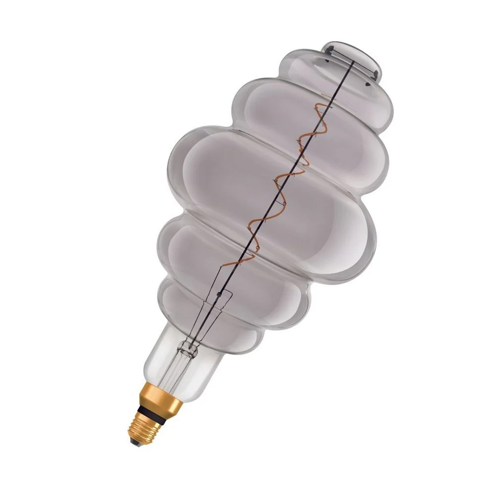 Żarówka LED E27 Vintage 1906 LED Big Special Shapes 10 SMOKE, ściemnialna, barwa ciepła. - Image 2