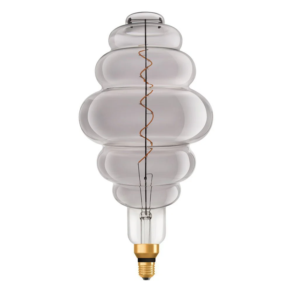 Żarówka LED E27 Vintage 1906 LED Big Special Shapes 10 SMOKE, ściemnialna, barwa ciepła. - Image 4