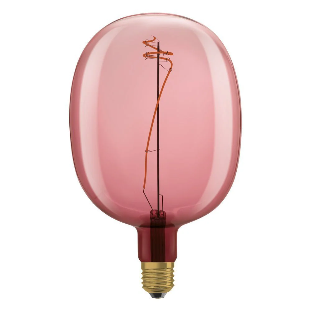 Żarówka LED E27 4,5W Vintage 1906 LED Big Special Shapes 15 PINK, ściemnialna, barwa ciepła. - Image 4