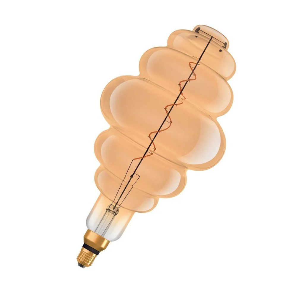 Żarówka LED E27 4,8W Vintage 1906 LED Big Special Shapes 33 GOLD, ściemnialna, barwa ciepła. - Image 2