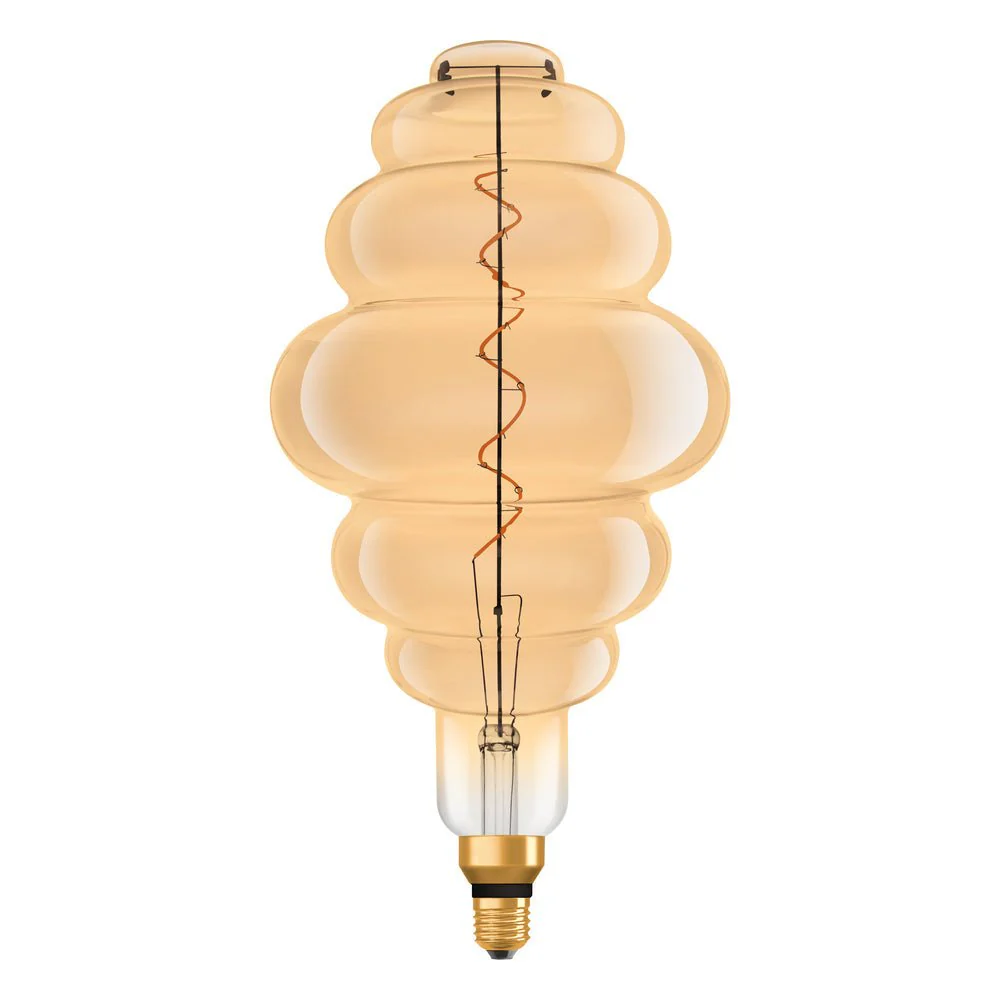 Żarówka LED E27 4,8W Vintage 1906 LED Big Special Shapes 33 GOLD, ściemnialna, barwa ciepła. - Image 4