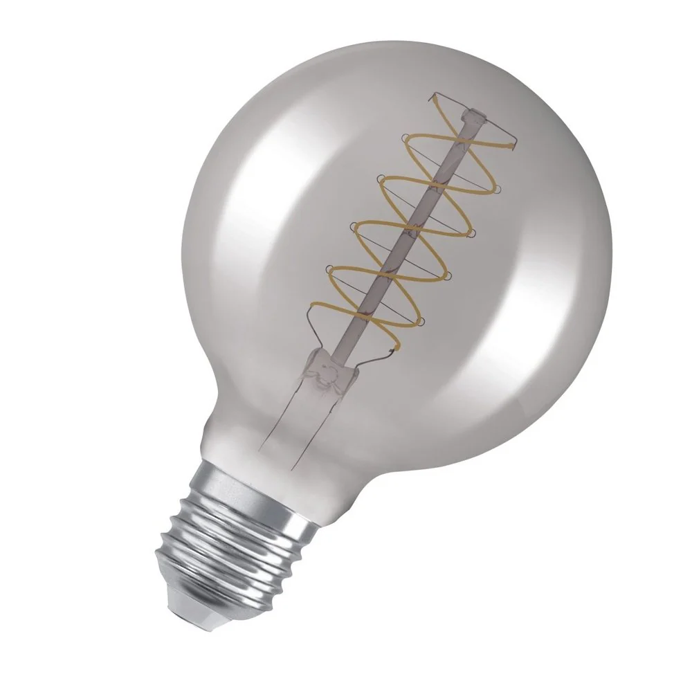 Żarówka LED E27 7,8W Vintage 1906 LED CLASSIC SLIM FILAMENT Globe 30 SMOKE ściemnialna. barwa ciepła. - Image 2