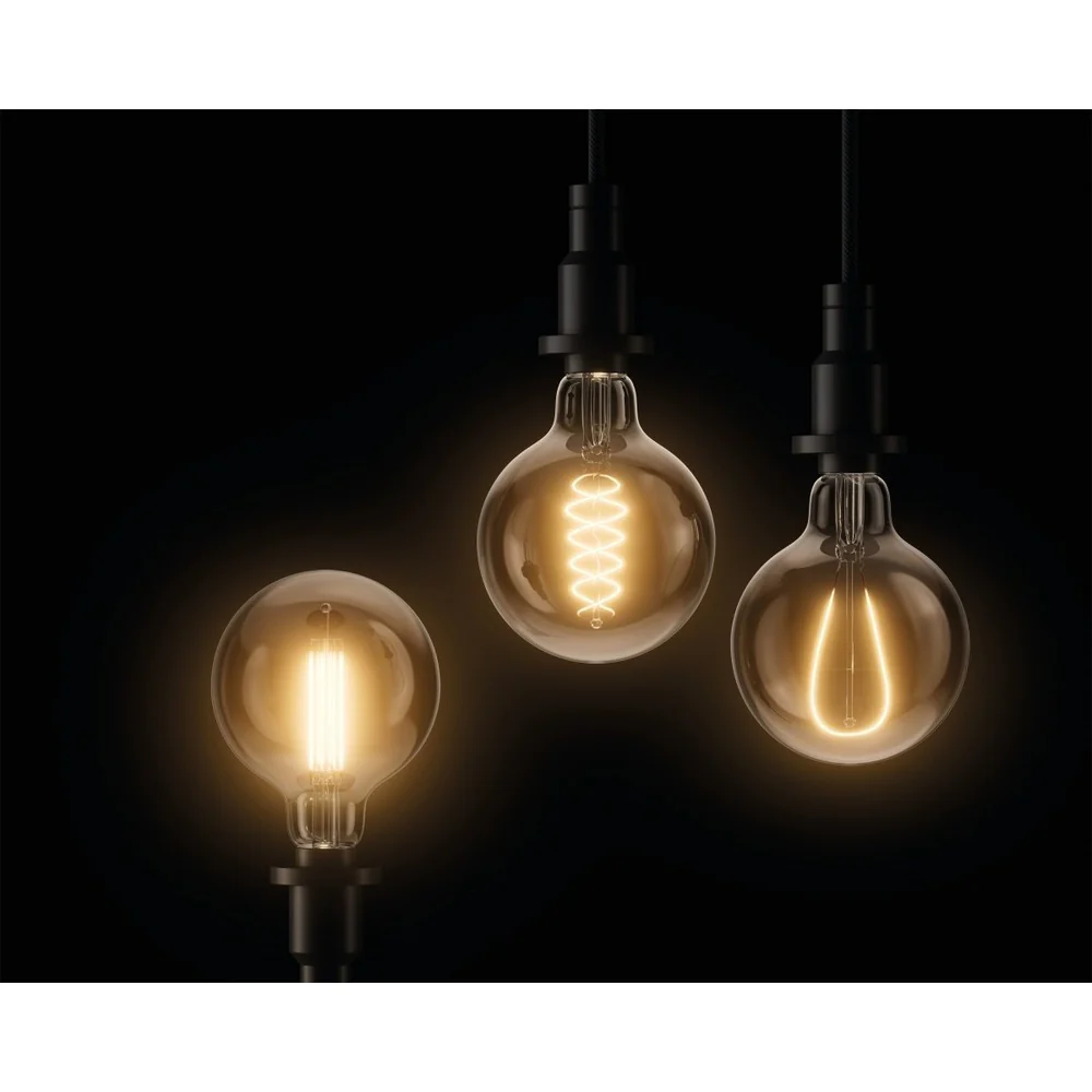 Żarówka LED E27 7,8W Vintage 1906 LED CLASSIC SLIM FILAMENT Globe 30 SMOKE ściemnialna. barwa ciepła. - Image 5
