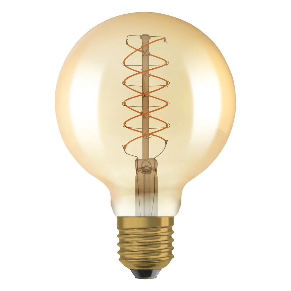 Żarówka LED E27 4,8W Vintage 1906 LED CLASSIC SLIM FILAMENT Globe 37 GOLD ściemnialna, barwa ciepła. - Image 4