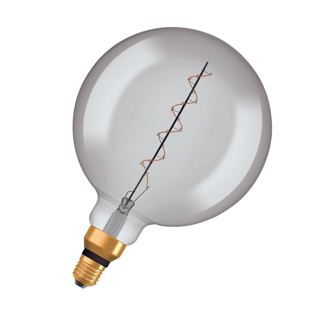 Żarówka LED E27 4,8W Vintage 1906 LED CLASSIC SLIM FILAMENT Globe 16 SMOKE ściemnialna, barwa ciepła. - Image 2