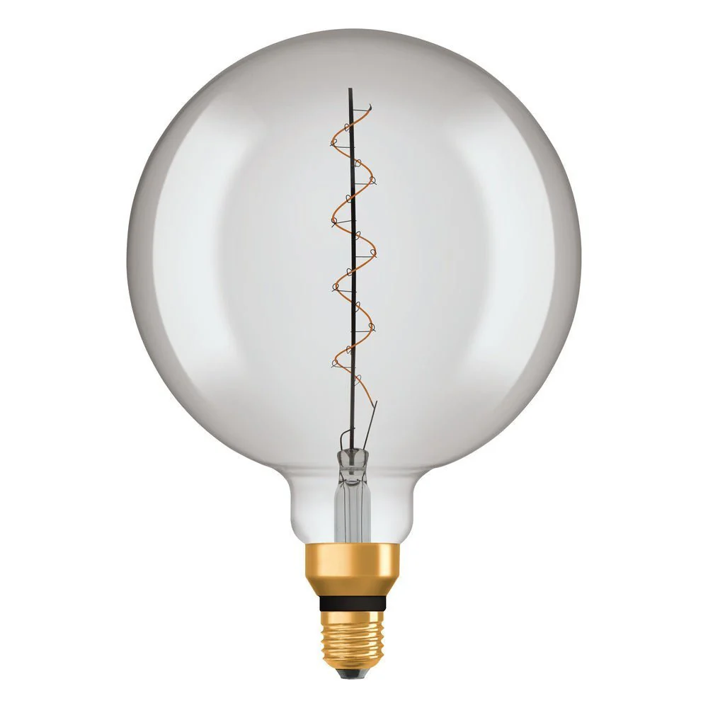 Żarówka LED E27 4,8W Vintage 1906 LED CLASSIC SLIM FILAMENT Globe 16 SMOKE ściemnialna, barwa ciepła. - Image 4
