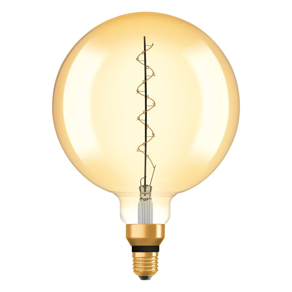 Żarówka LED E27 4,8W Vintage 1906 LED CLASSIC SLIM FILAMENT Globe 33 GOLD ściemnialna, barwa ciepła. - Image 4