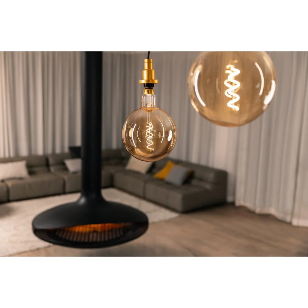 Żarówka LED E27 4,8W Vintage 1906 LED CLASSIC SLIM FILAMENT Globe 33 GOLD ściemnialna, barwa ciepła. - Image 5