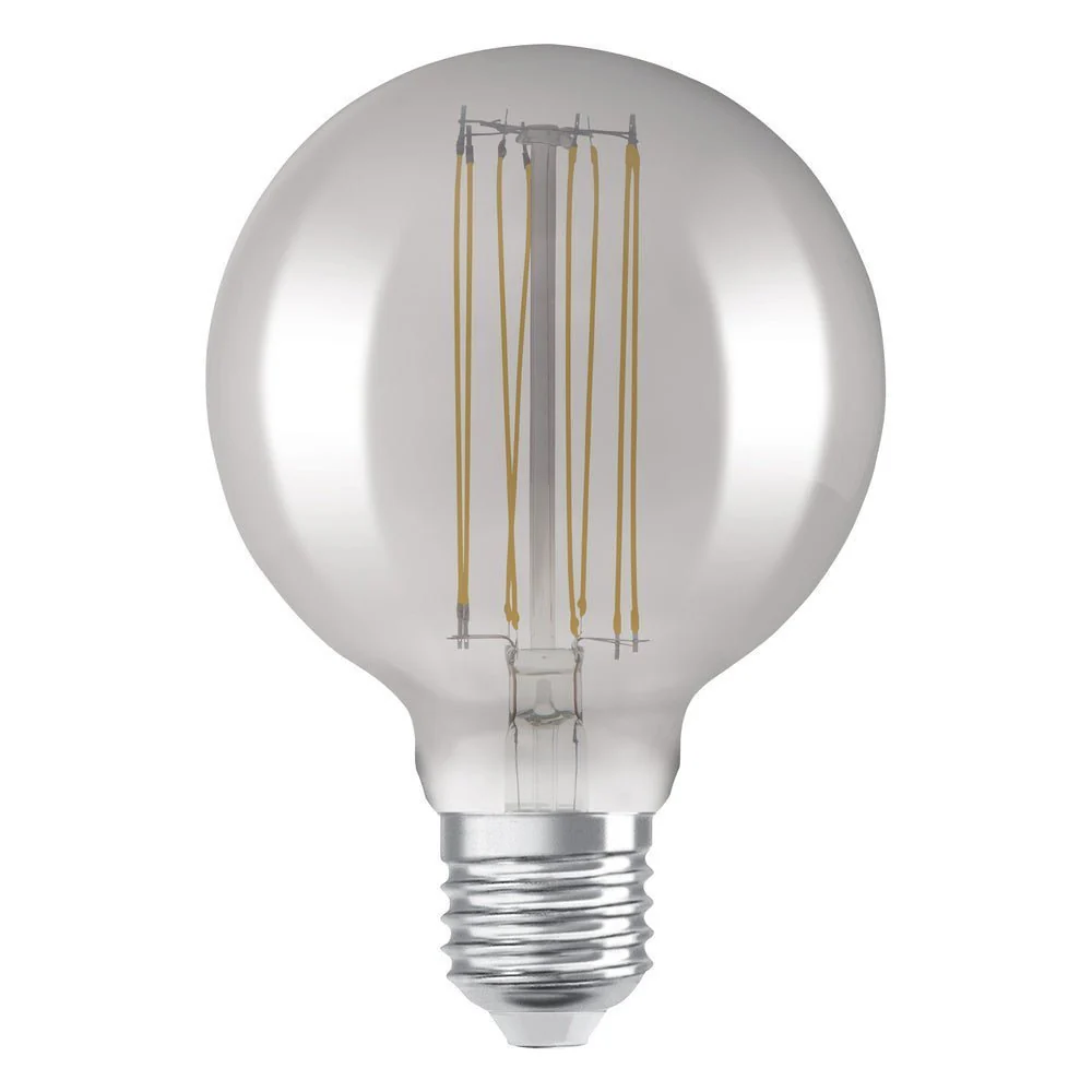Żarówka LED E27 11W Vintage 1906 LED CLASSIC SLIM FILAMENT Globe 42 SMOKE, ściemanialna, barwa ciepła. - Image 4