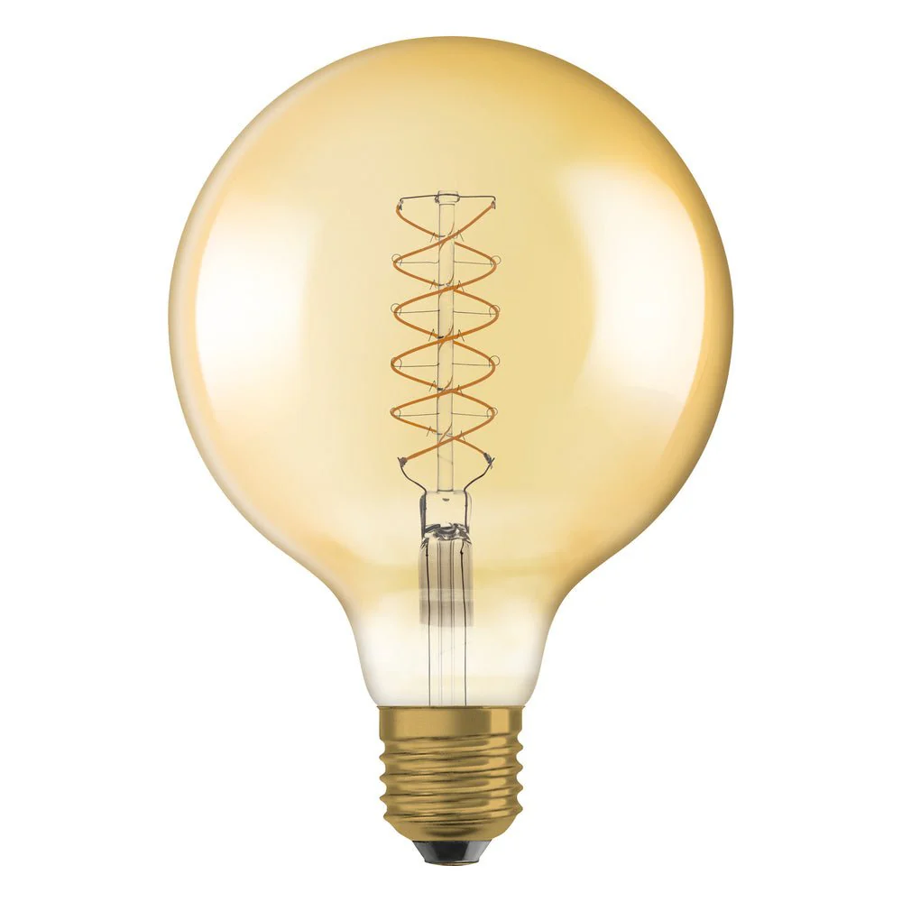 Żarówka LED E27, 7W Vintage 1906 LED CLASSIC SLIM FILAMENT Globe 48  GOLD, ściemnialna, barwa ciepła. - Image 4