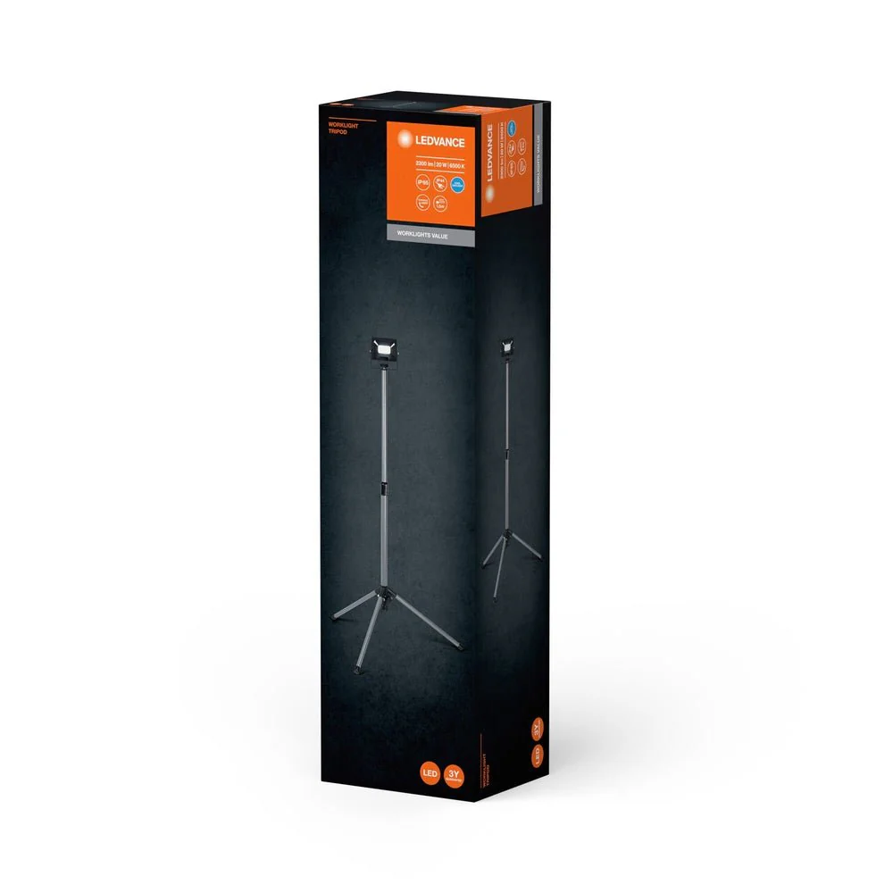 Wszechstronny reflektor roboczy LED ze statywem 20W 6500 K - Image 3