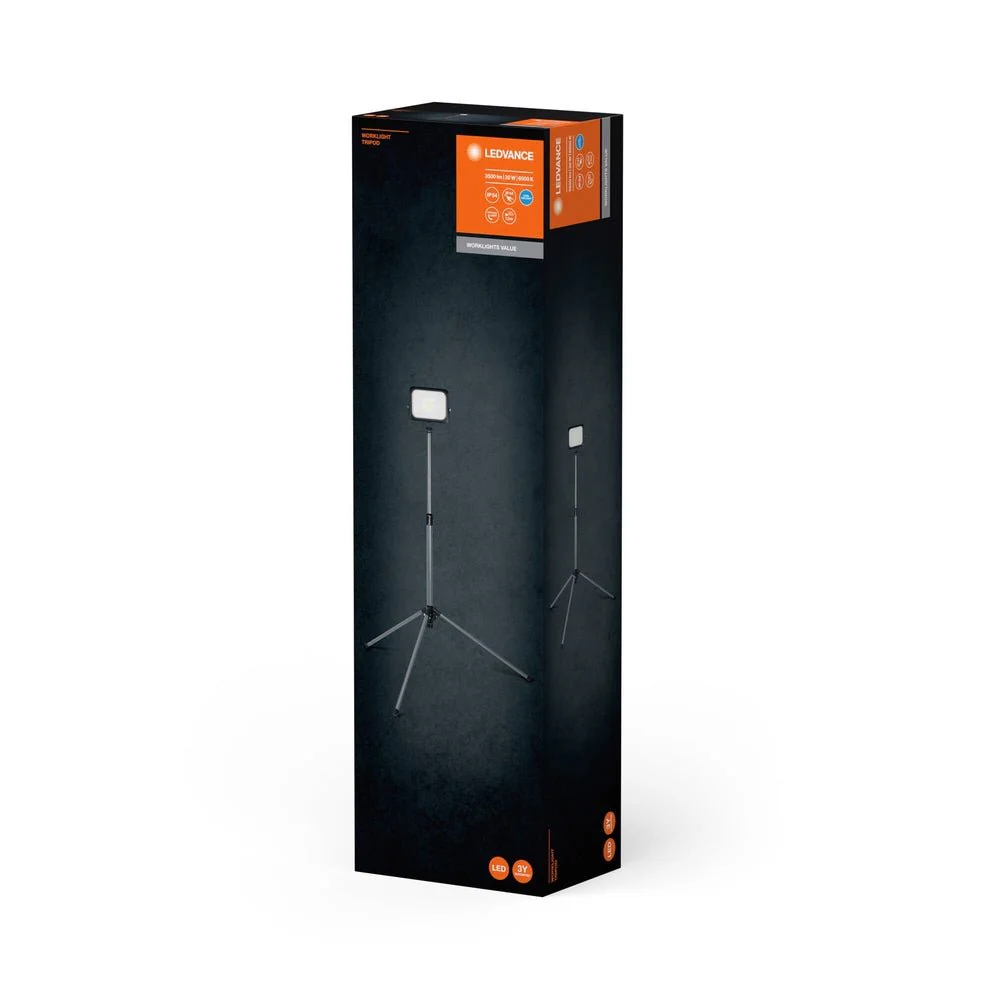 Wszechstronny reflektor roboczy LED ze statywem 30W 6500K - Image 3