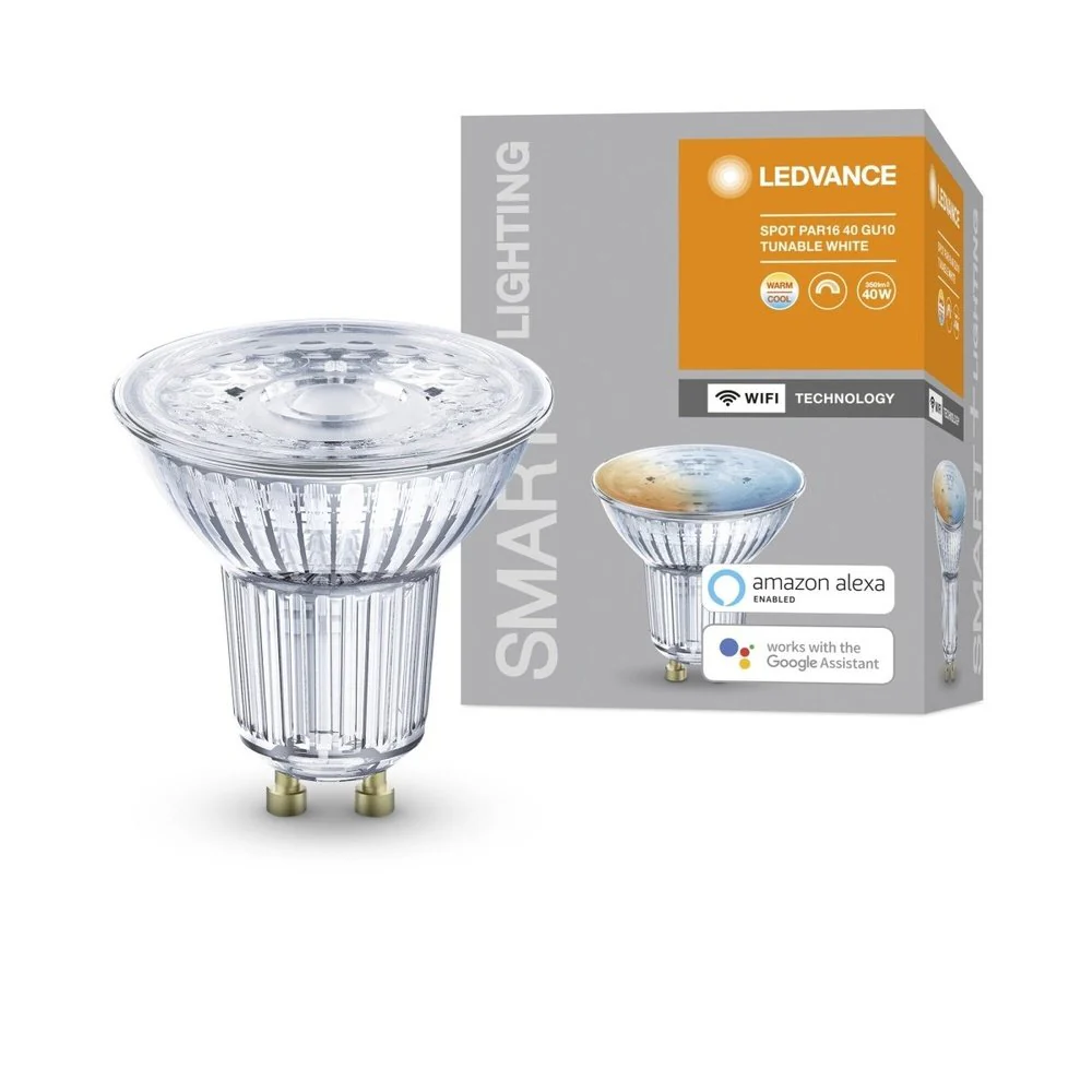 Inteligentna żarówka LED WiFi GU10 5W 1 szt., regulowana biel - Image 4