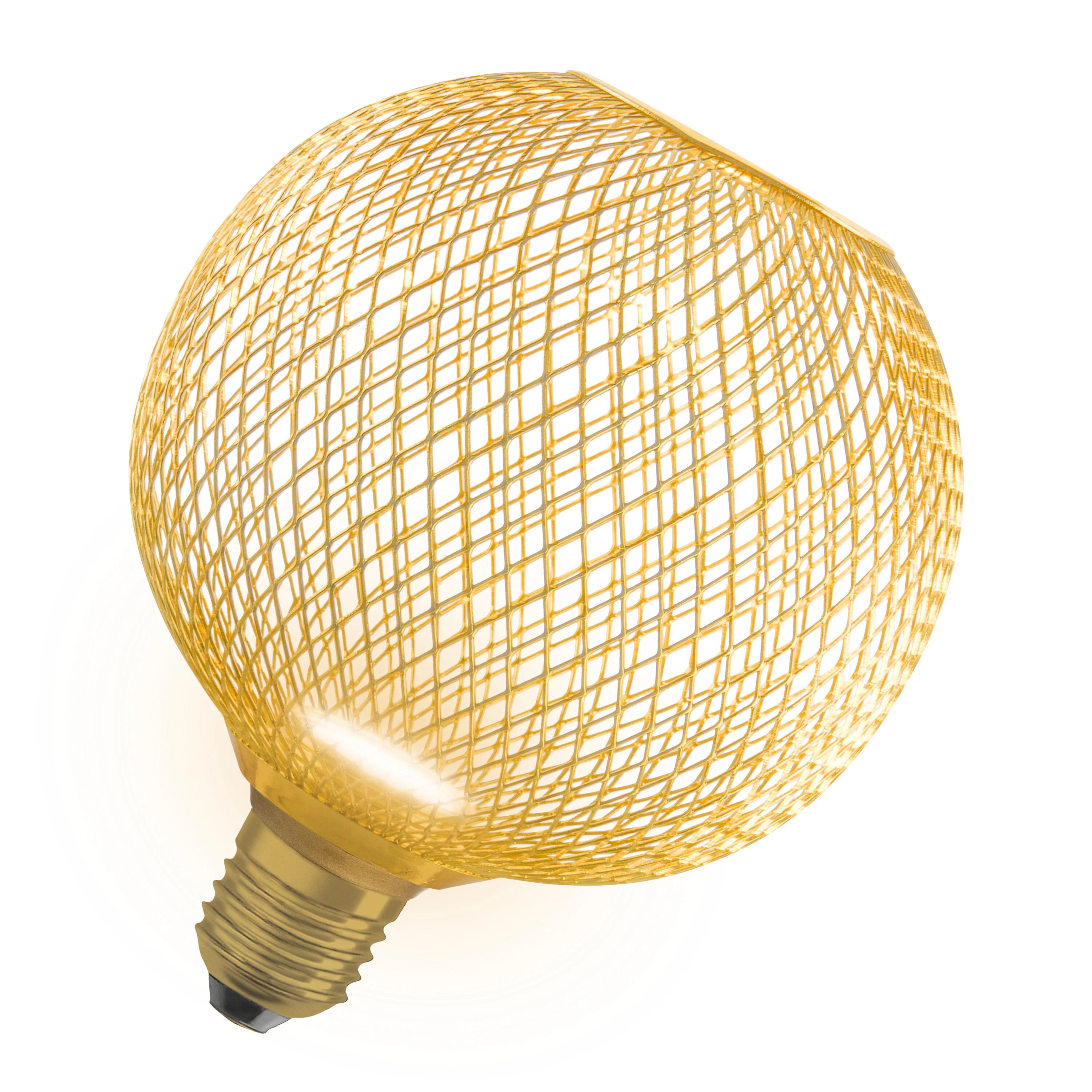 Żarówka LED OSRAM DECOR LED FLAT GLOBE 125 GOLD 3.5W 827 Frosted E27 Non-DIM - Image 7