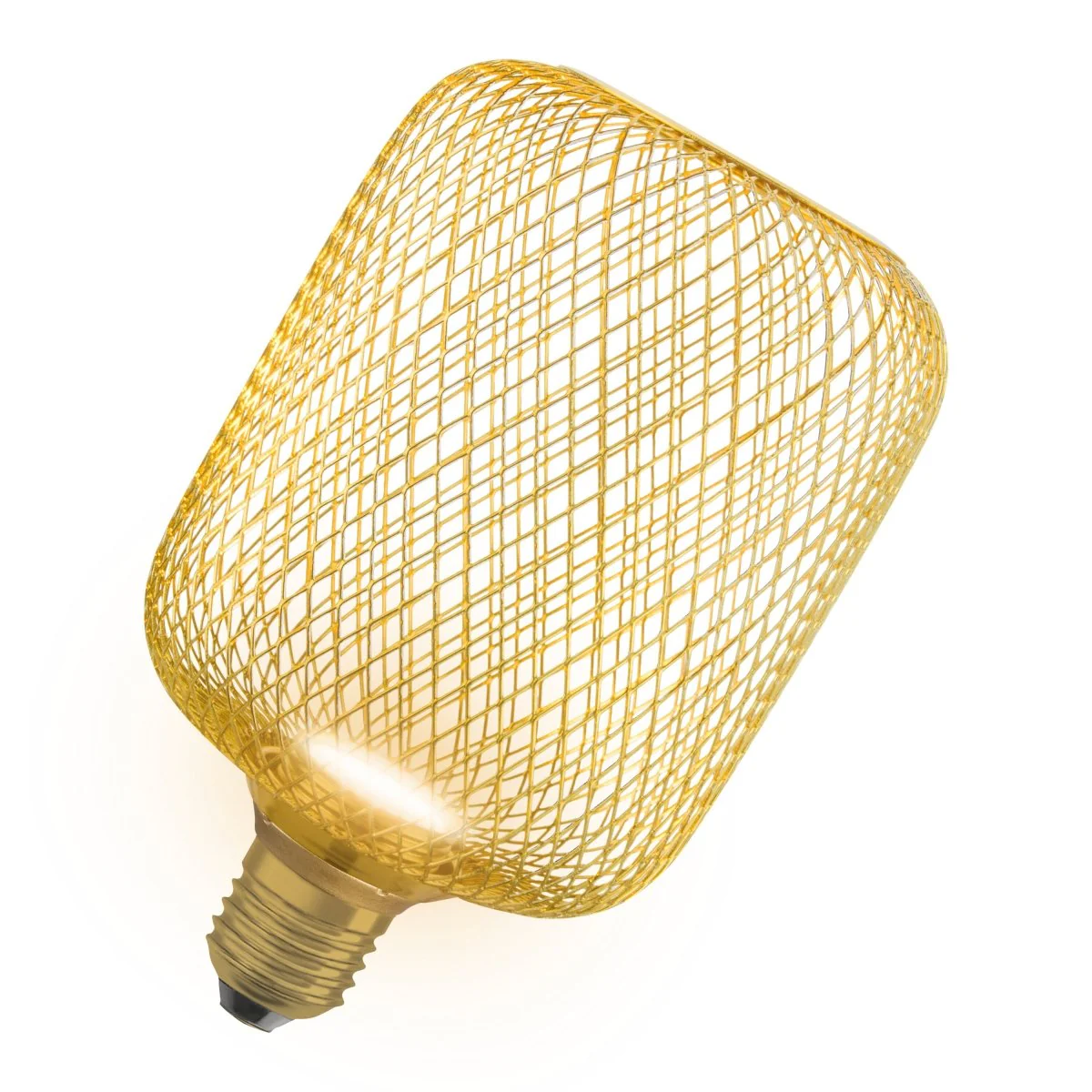 Żarówka LED OSRAM DECOR LED FLAT SQUARE 100 GOLD 3.5W 827 Frosted E27 Non-DIM - Image 3