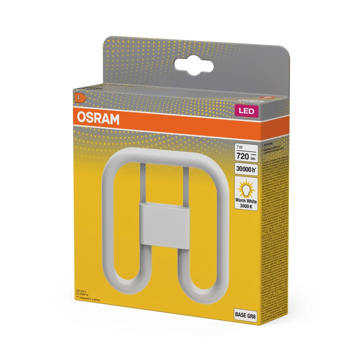 Żarówka LED OSRAM DULUX LED SQ16 EM & AC MAINS 7W 830 GR8 - Image 2