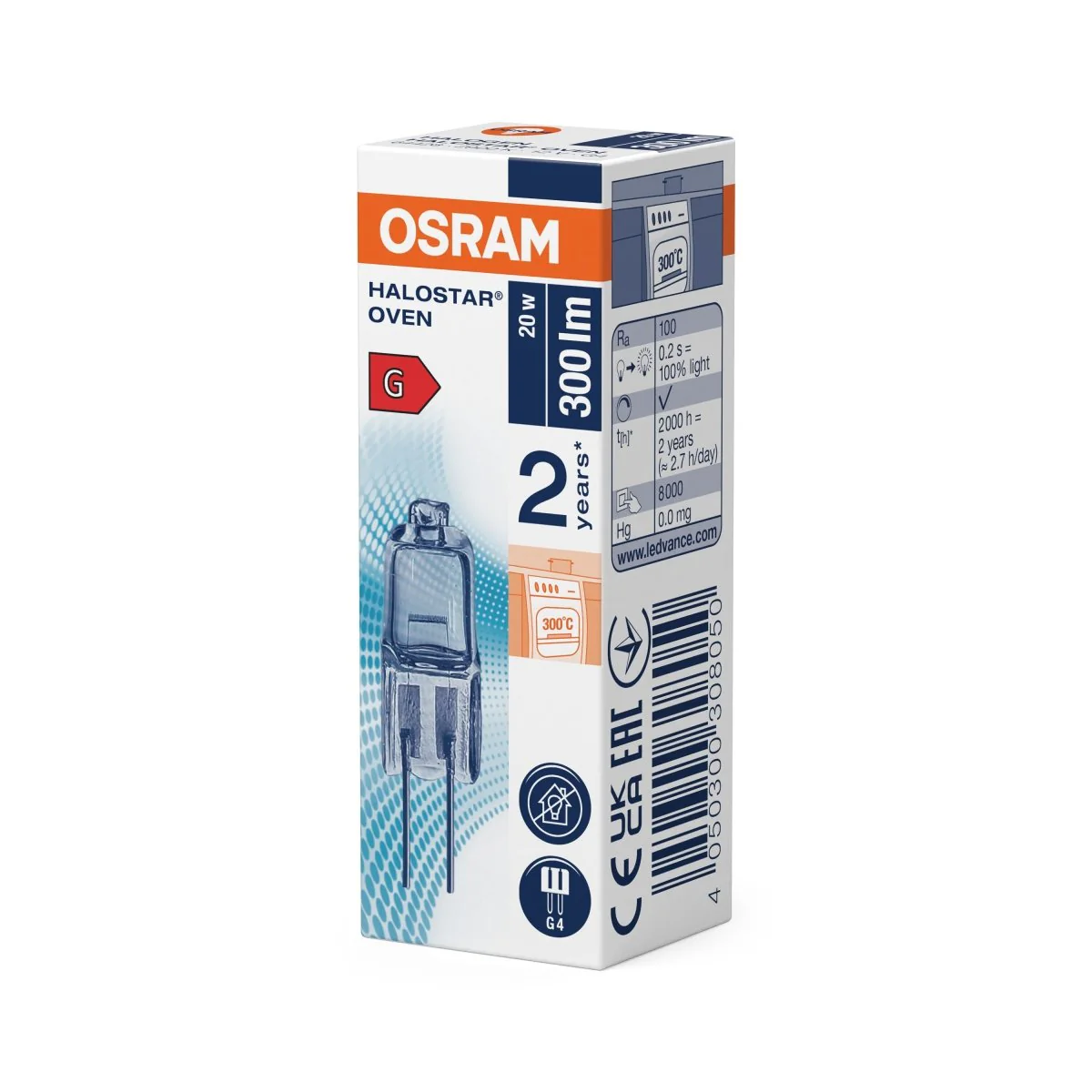 Żarówka LED OSRAM HALOSTAR OVEN 20 W 12 V G4 - Image 2