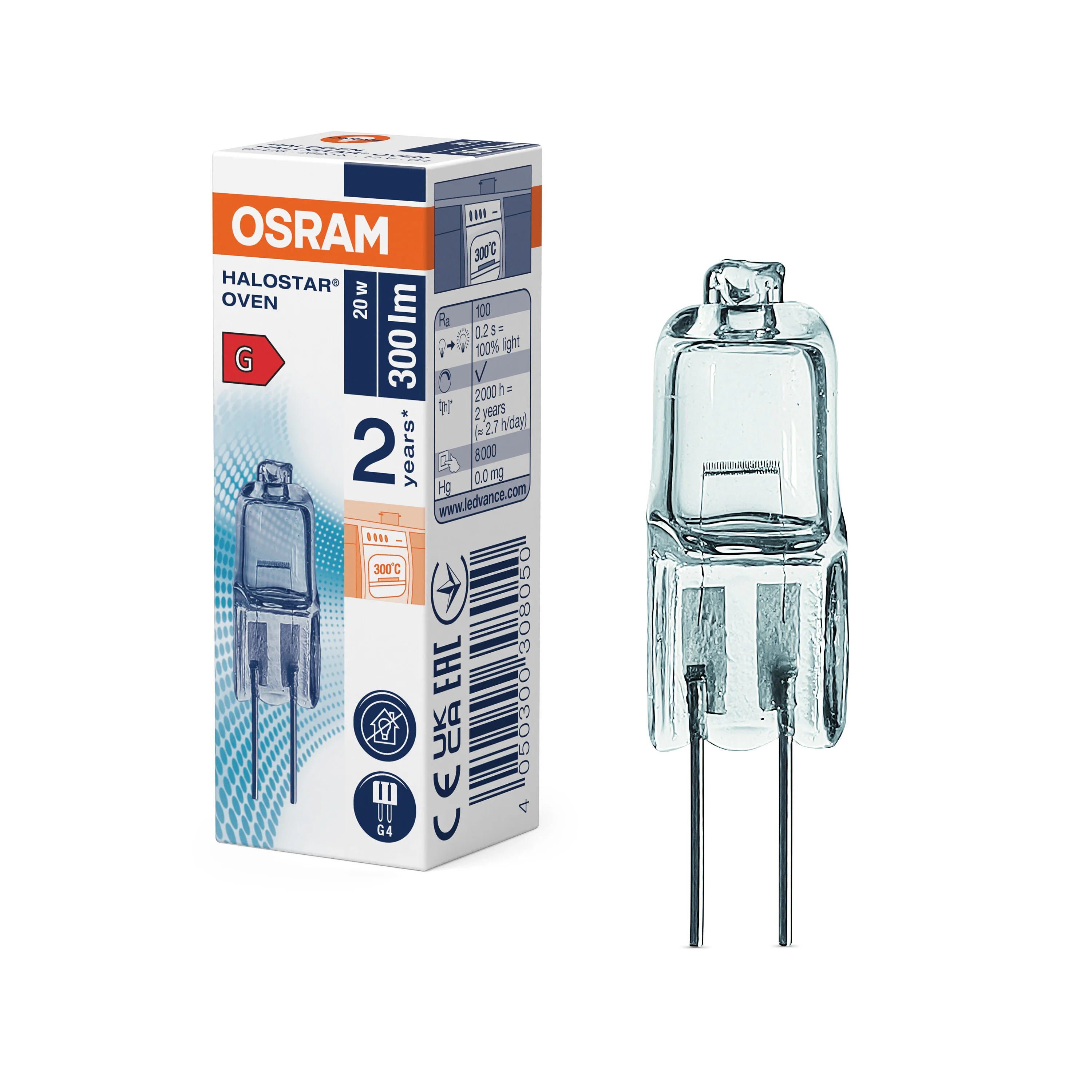 Żarówka LED OSRAM HALOSTAR OVEN 20 W 12 V G4 - Image 4
