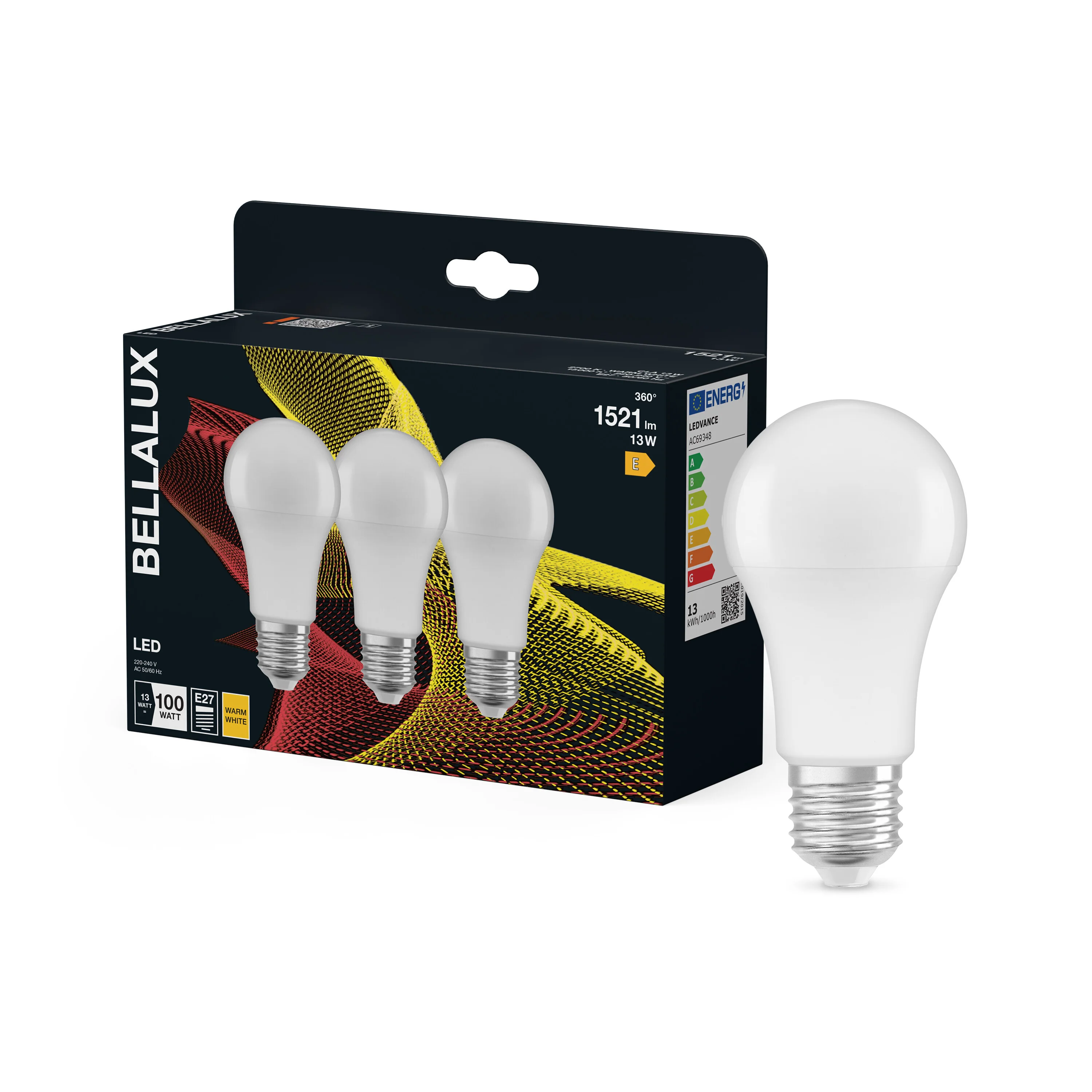 Żarówka LED OSRAM LED Classic A 100 13W 827 Frosted E27 - Image 4