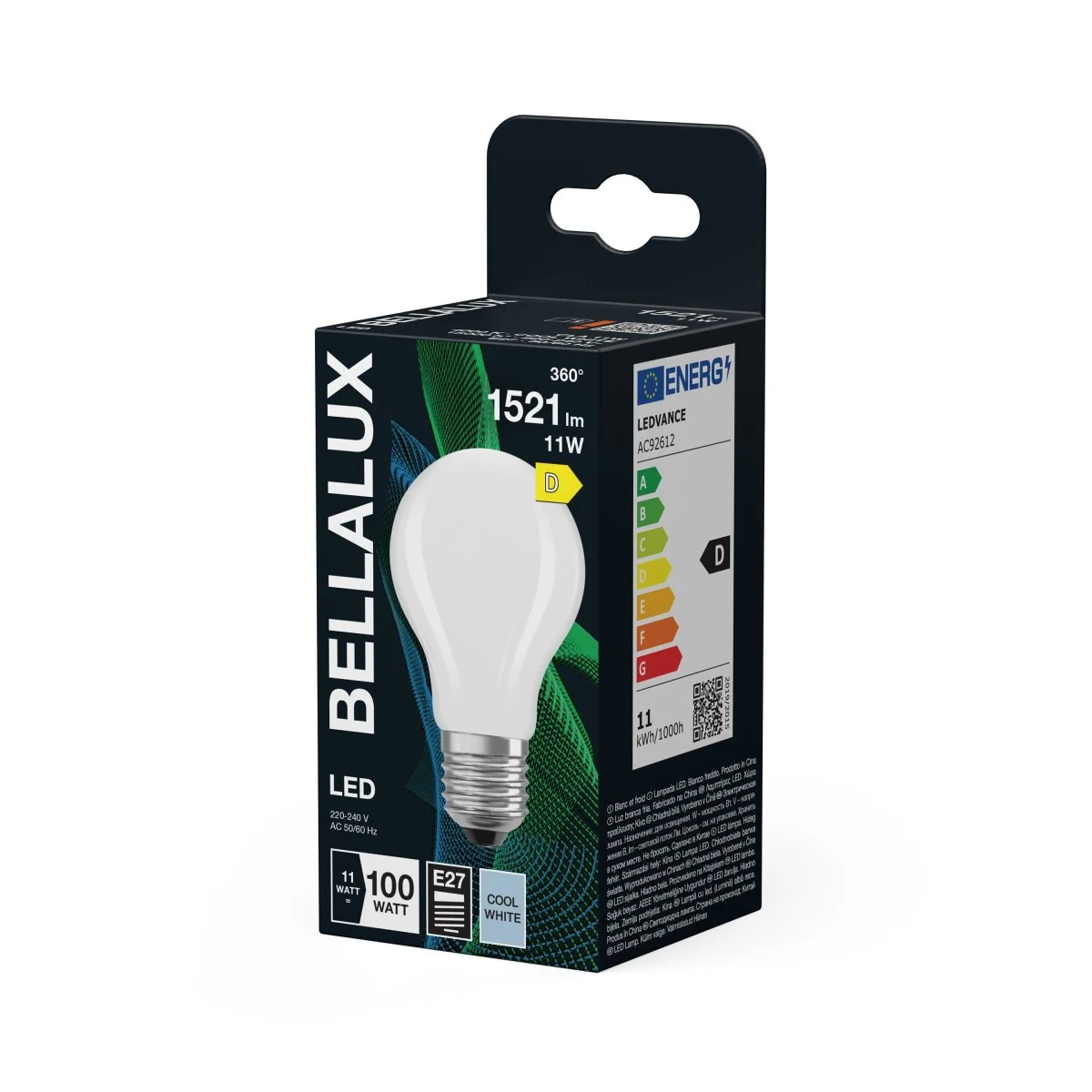 Żarówka LED OSRAM LED Classic A 100 Filament 11W 840 Frosted E27 neutralna - Image 2