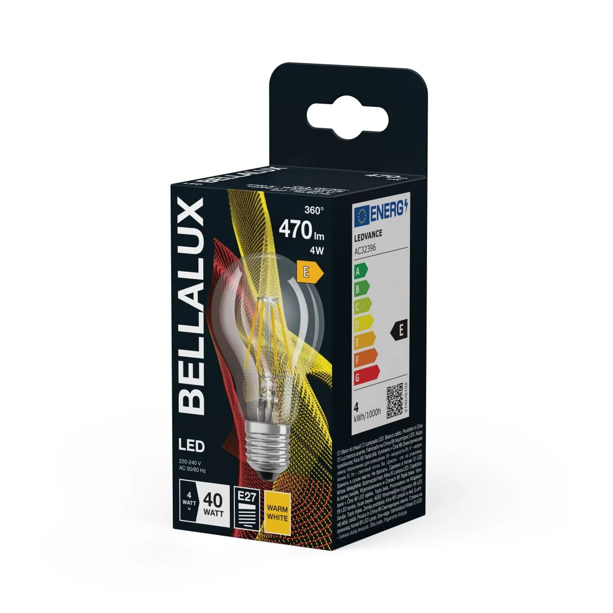 Żarówka LED OSRAM LED Classic A 40 Filament 4W 827 Clear E27 - Image 2