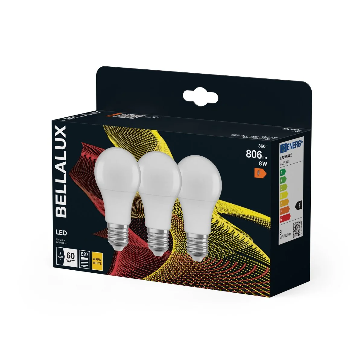 Żarówka LED OSRAM LED Classic A 60 8W 827 Frosted E27 - Image 2