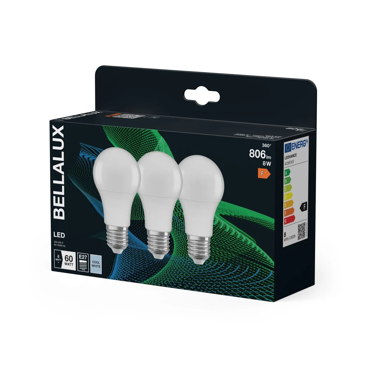 Żarówka LED OSRAM LED Classic A 60 8W 840 Frosted E27 - Image 2