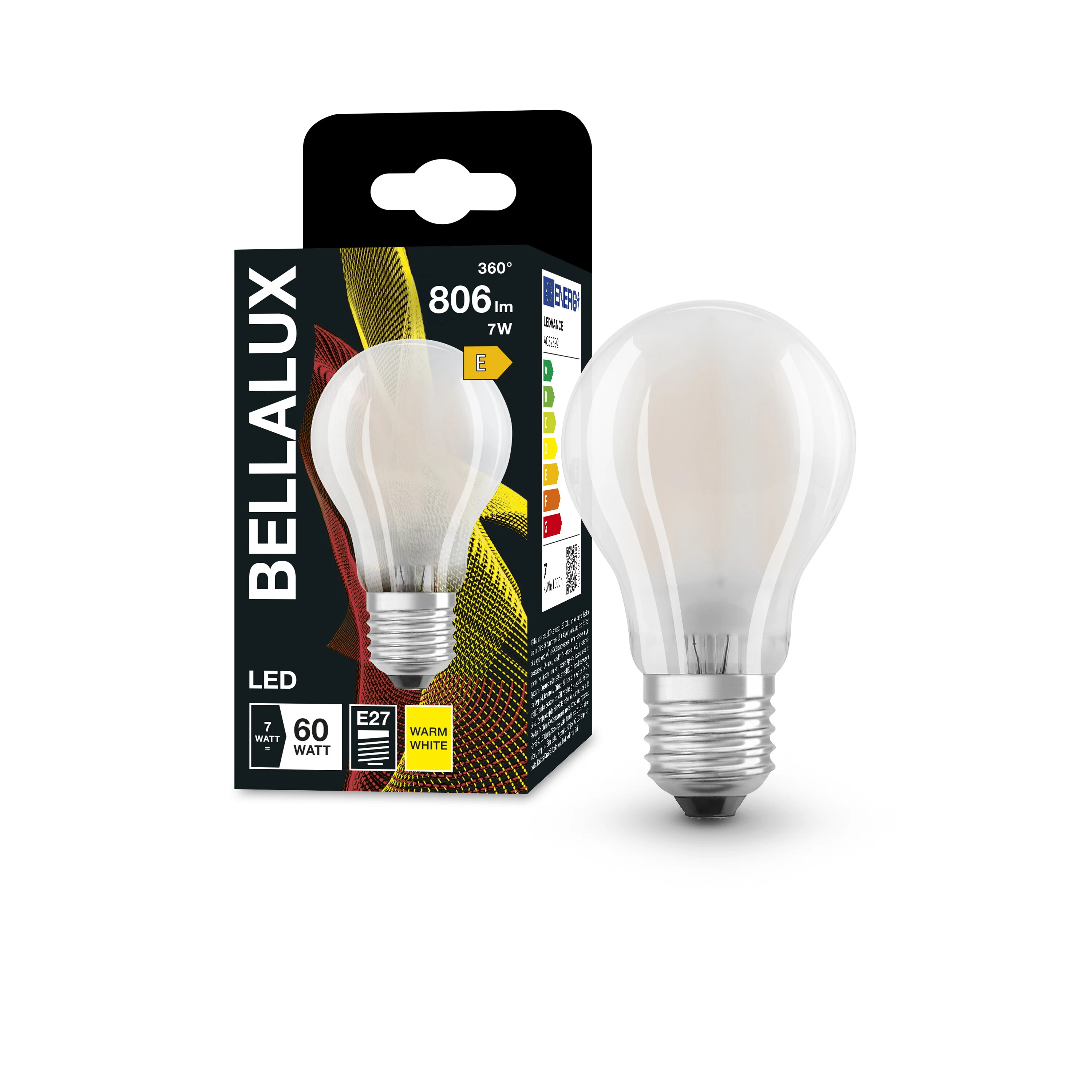 Żarówka LED OSRAM LED Classic A 60 Filament 7W 827 Frosted E27 - Image 4