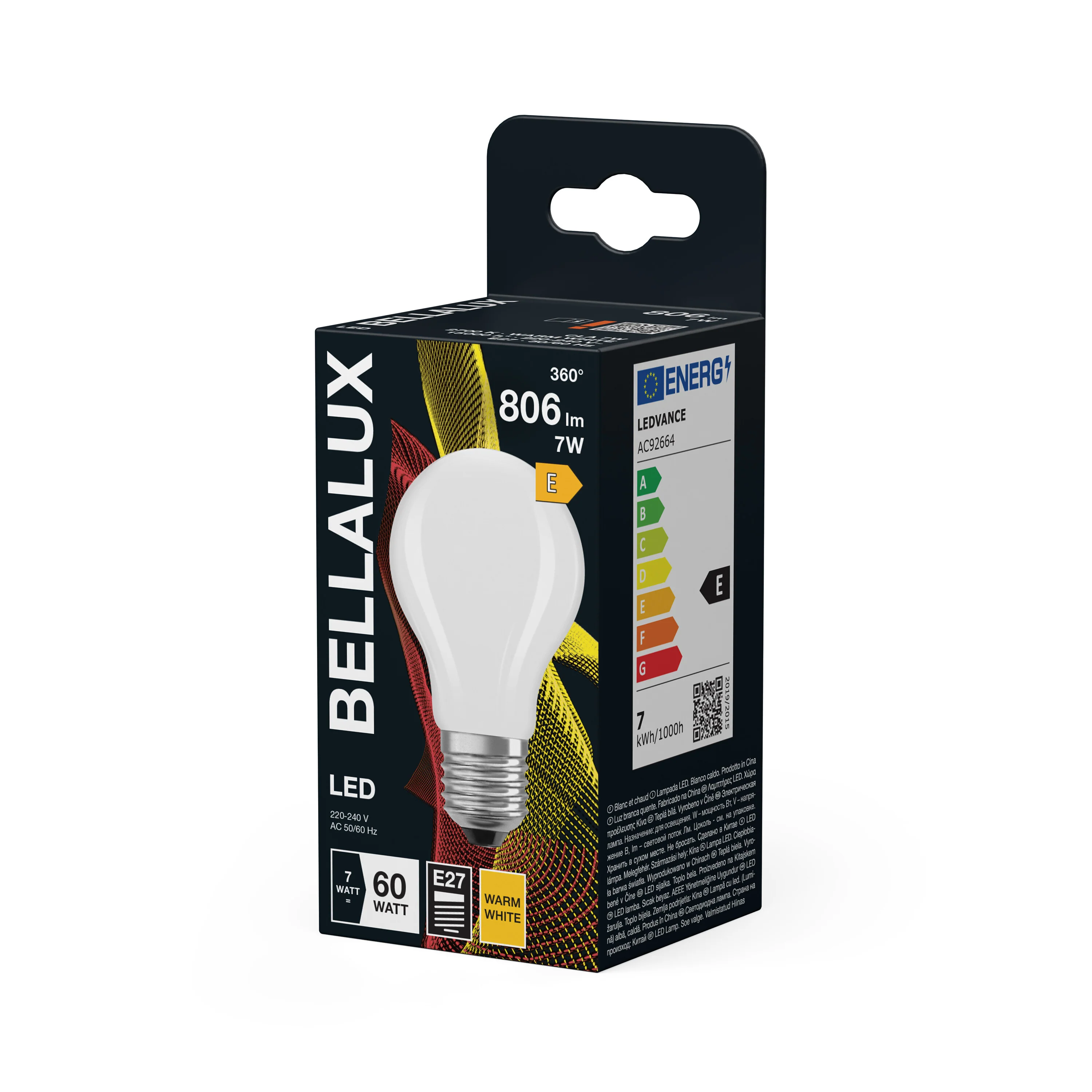 Żarówka LED OSRAM LED Classic A 60 Filament 7W 827 Frosted E27 - Image 5