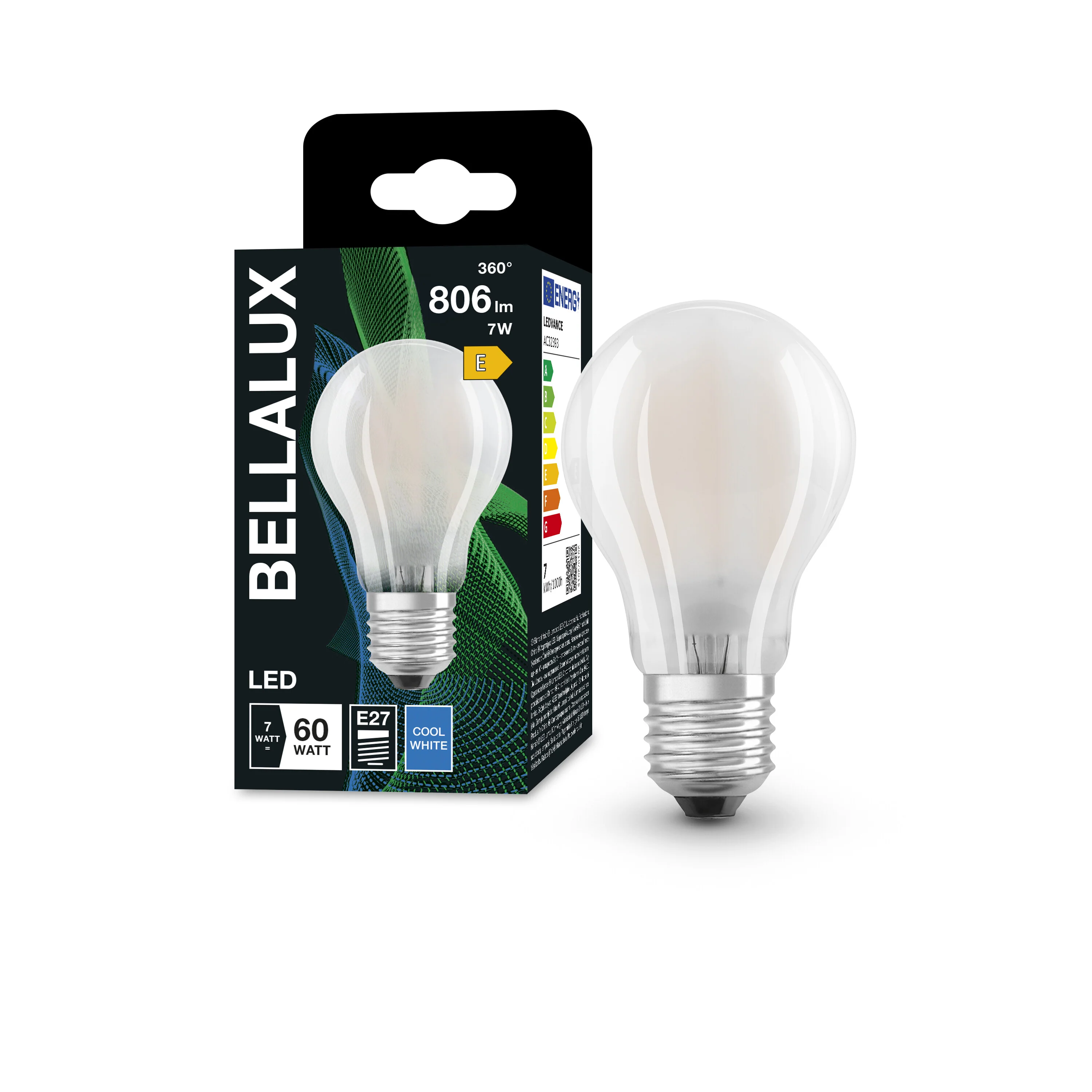 Żarówka LED OSRAM LED Classic A 60 Filament 7W 840 Frosted E27 - Image 4
