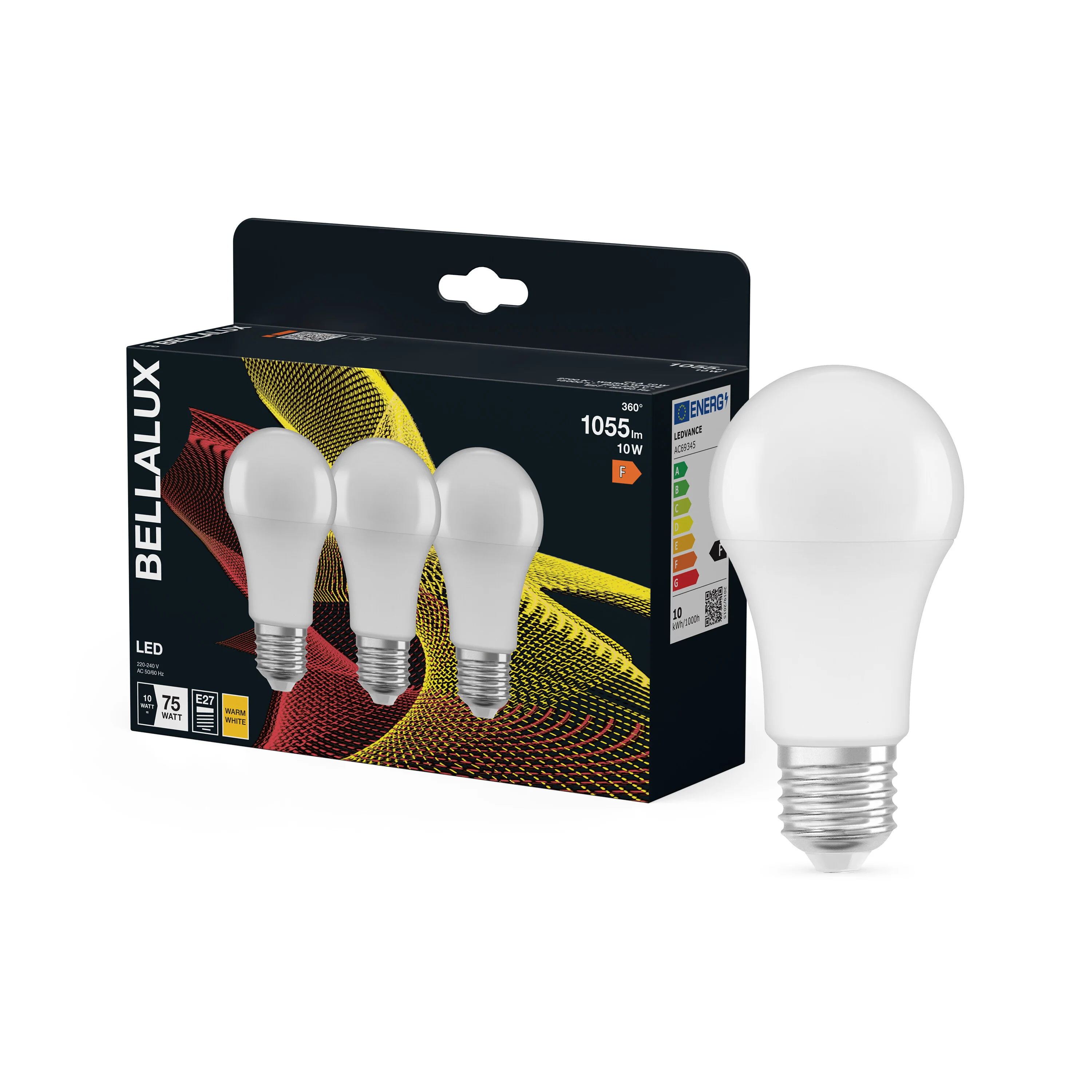 Żarówka LED OSRAM LED Classic A 75 10W 827 Frosted E27 - Image 4