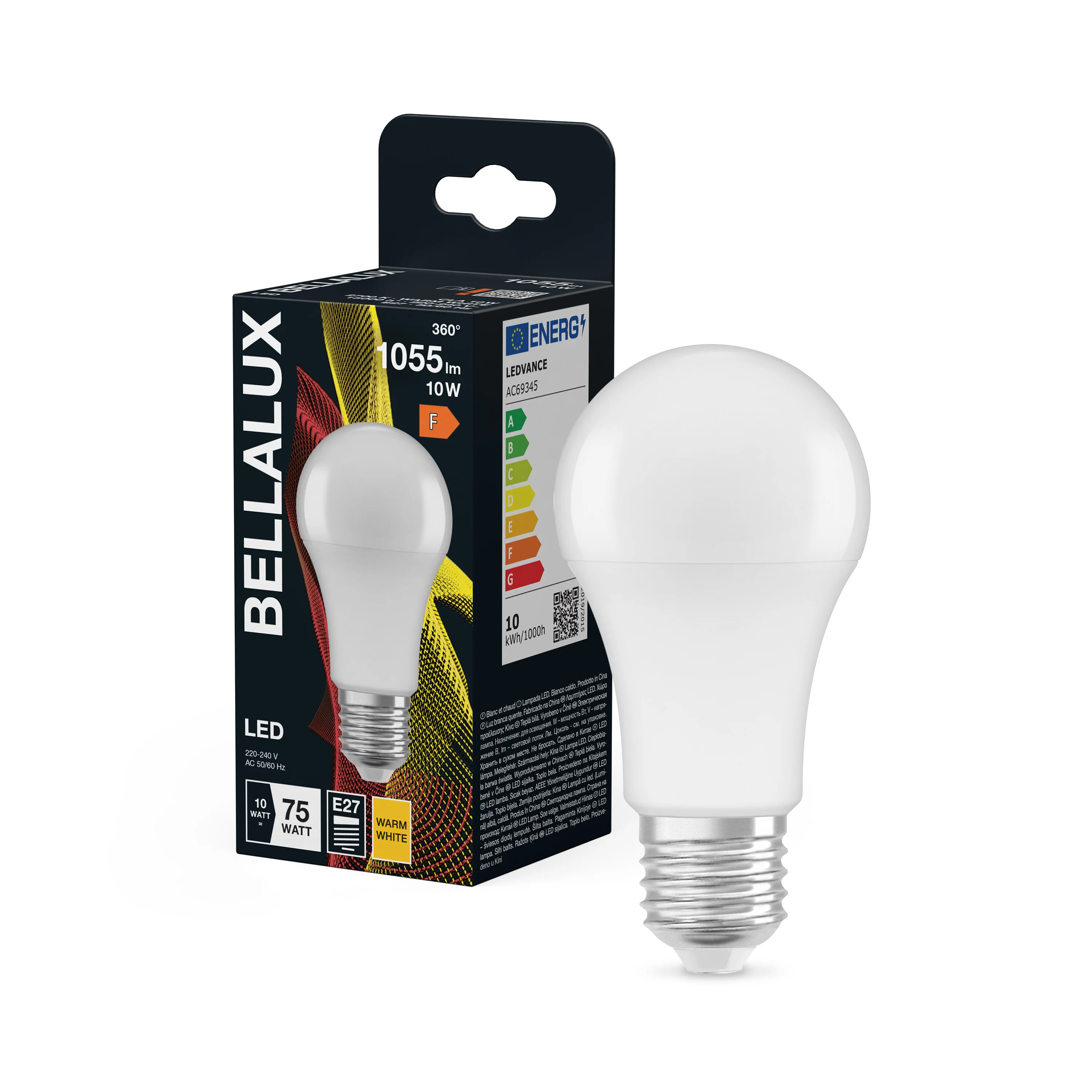 Żarówka LED OSRAM LED Classic A 75 10W 827 Frosted E27 ciepła - Image 4