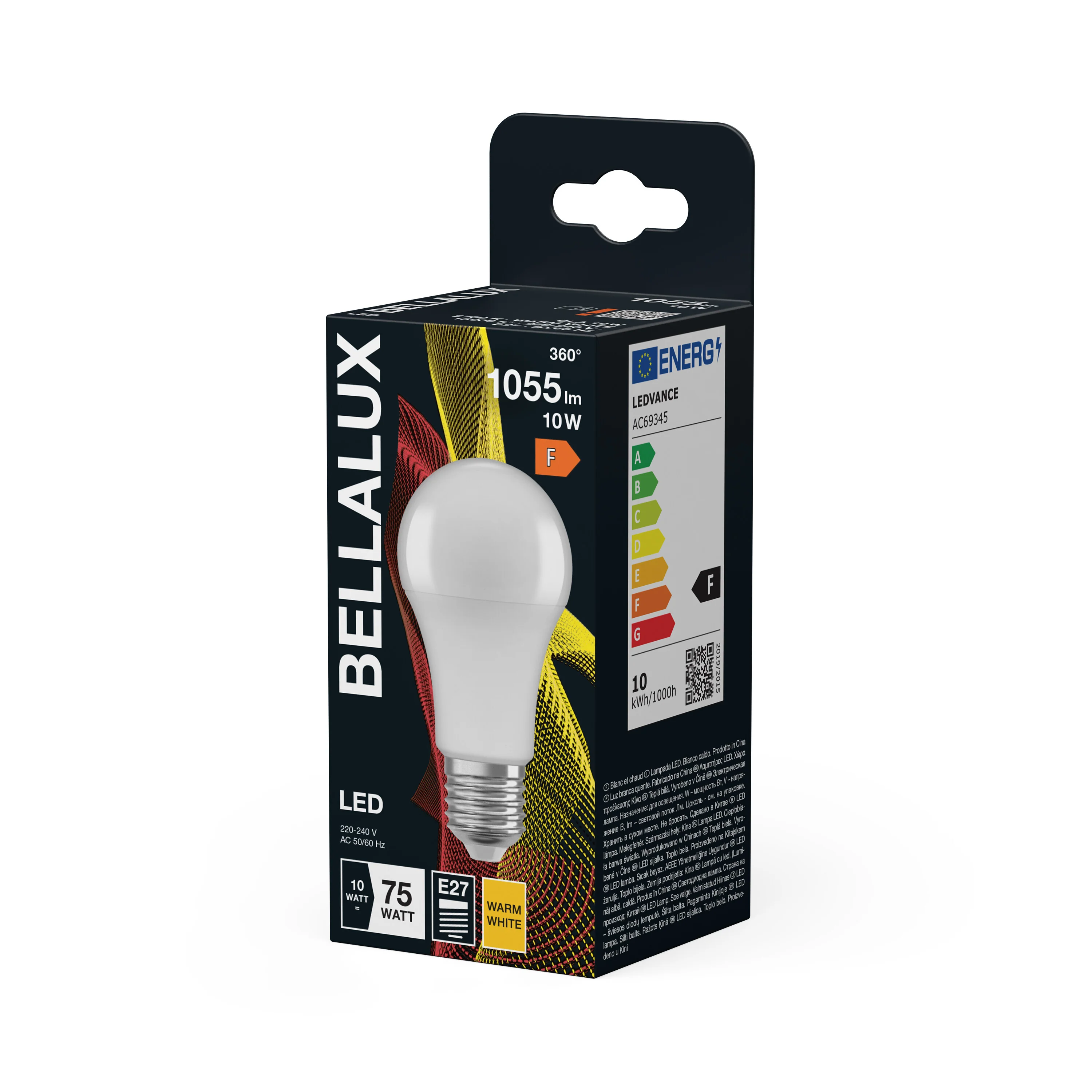 Żarówka LED OSRAM LED Classic A 75 10W 827 Frosted E27 ciepła - Image 5