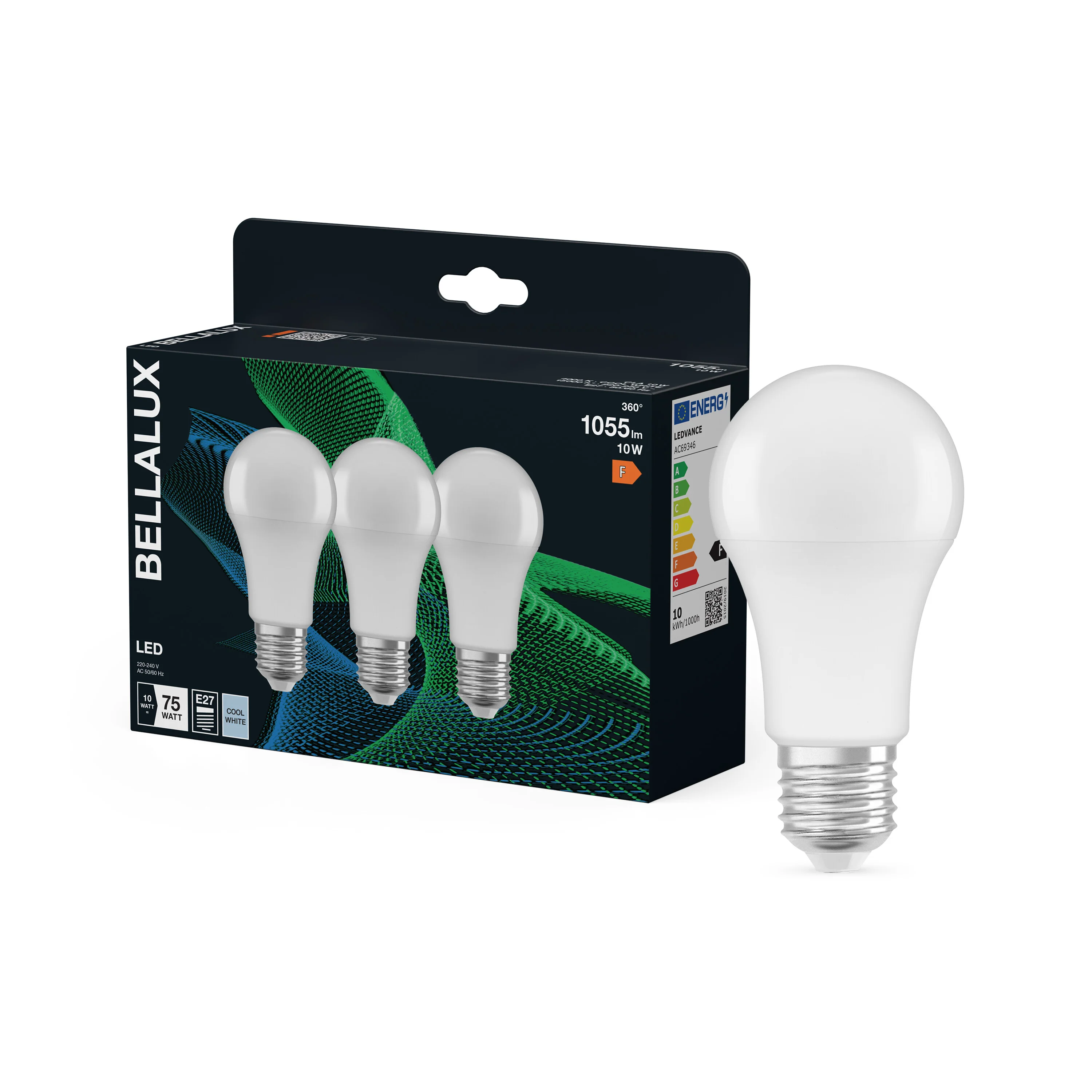 Żarówka LED OSRAM LED Classic A 75 10W 840 Frosted E27 - Image 4