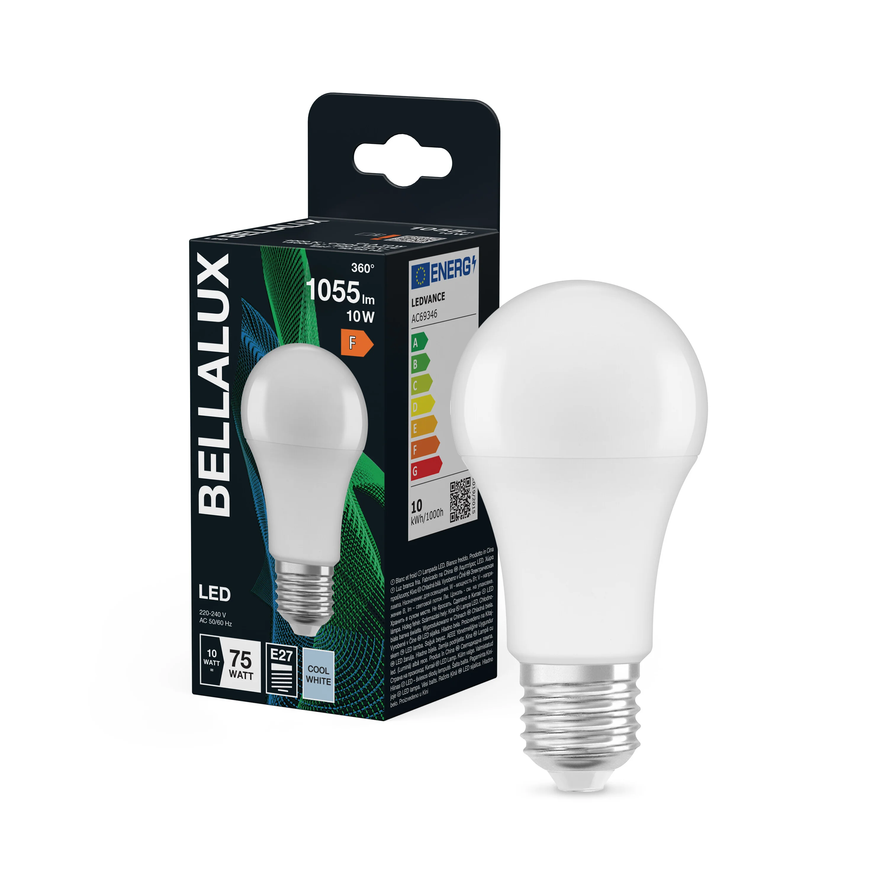 Żarówka LED OSRAM LED Classic A 75 10W 840 Frosted E27 neutralna - Image 4