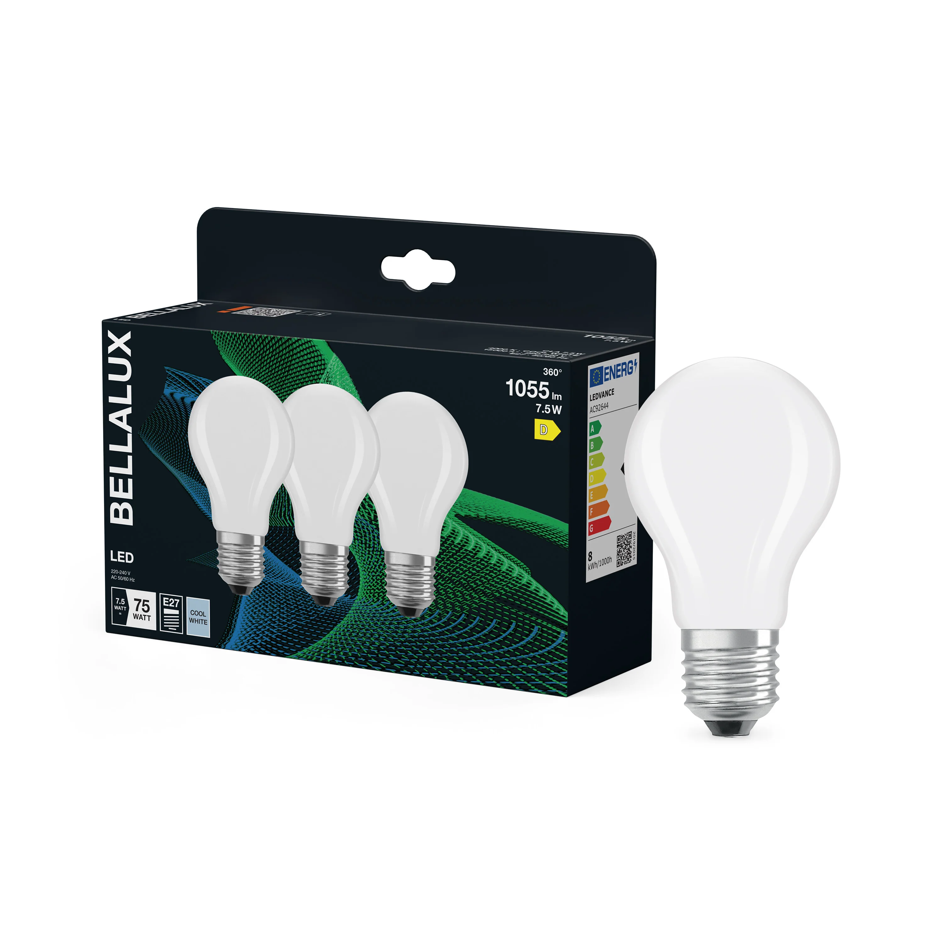 Żarówka LED OSRAM LED Classic A 75 Filament 7.5W 840 Frosted E27 - Image 4
