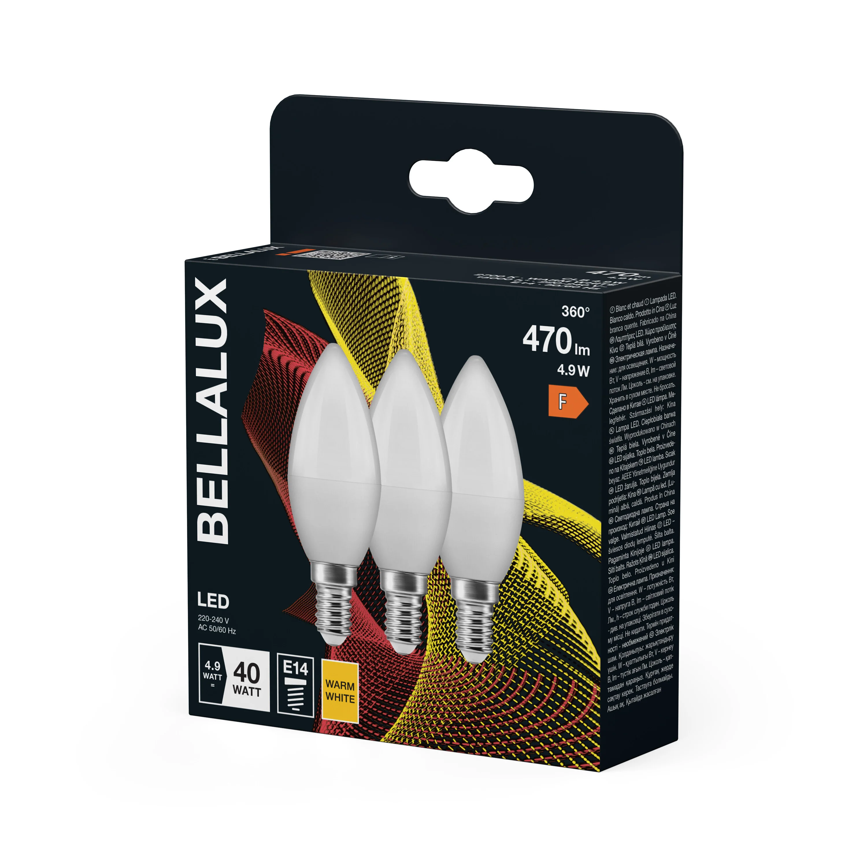 Żarówka LED OSRAM LED Classic B 40 4.9W 827 Frosted E14 - Image 5