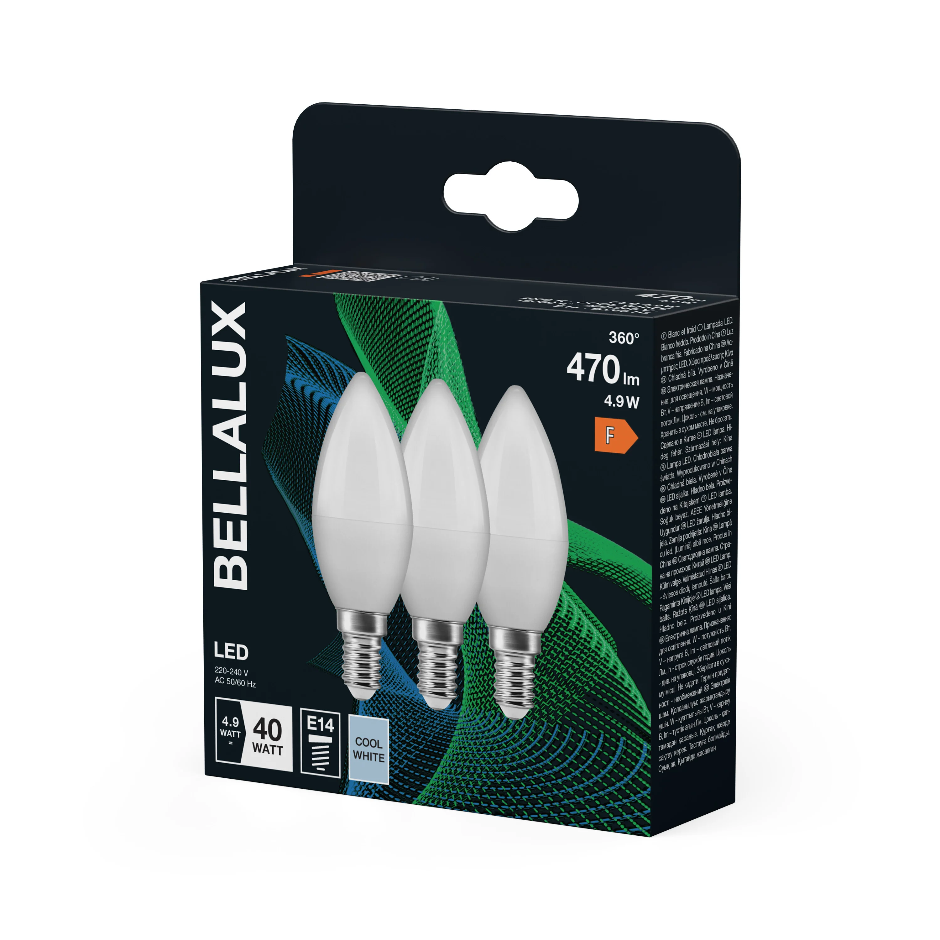 Żarówka LED OSRAM LED Classic B 40 4.9W 840 Frosted E14 - Image 5