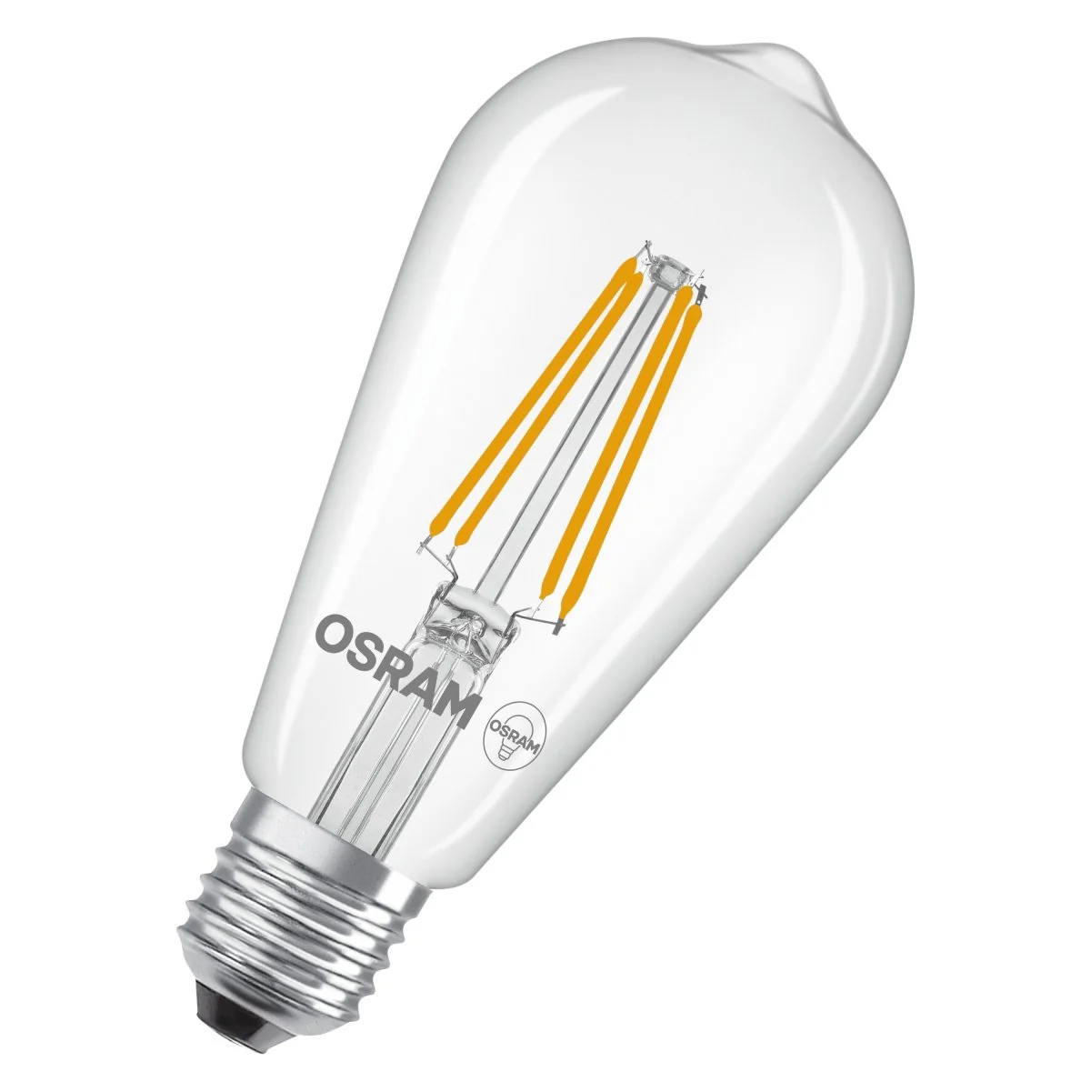 Żarówka LED OSRAM LED Classic Edison 40 Filament Energy efficiency class A 2.2W 827 Clear E27 - Image 3