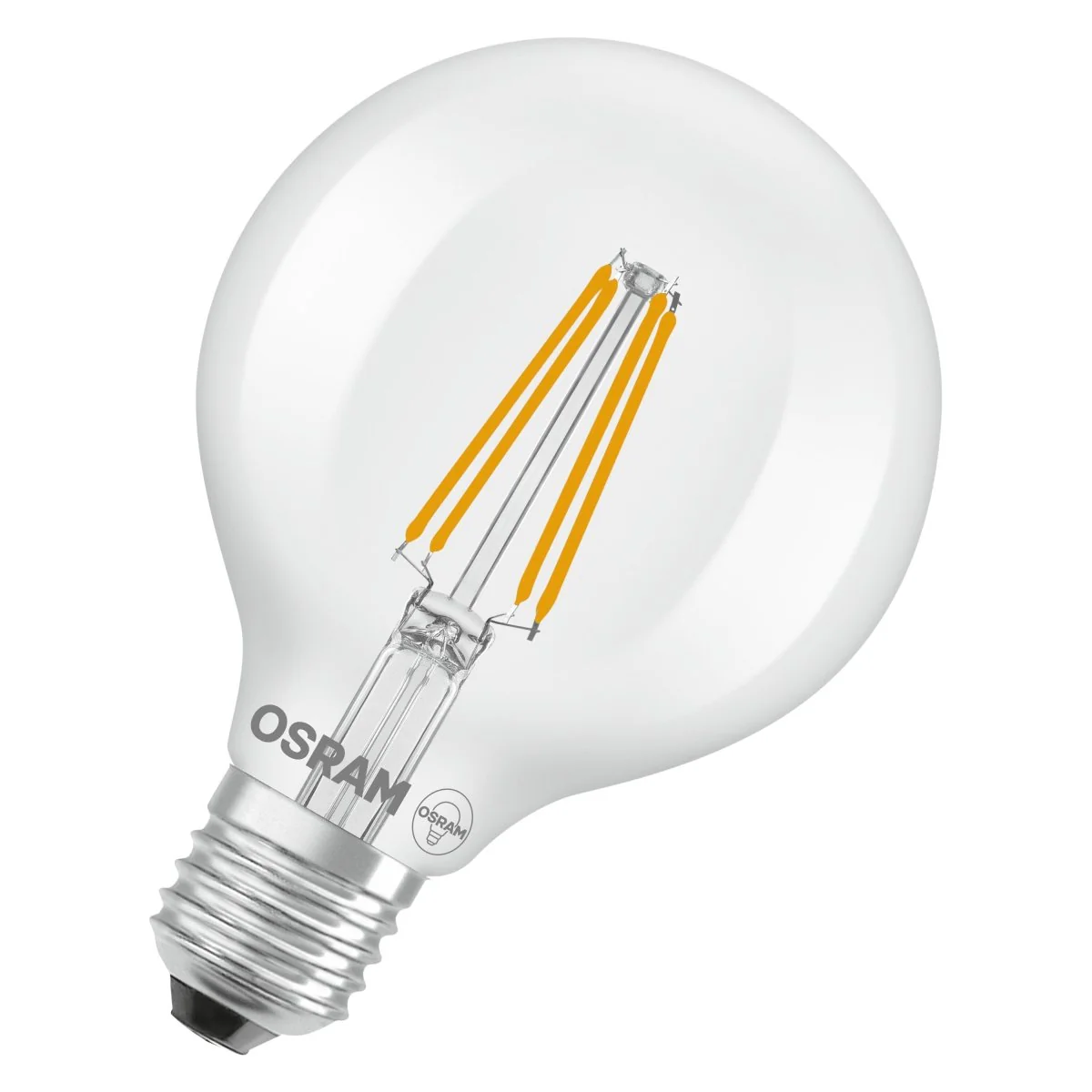 Żarówka LED OSRAM LED Classic Globe 95 75 Filament Energy efficiency class A 5W 827 Clear E27 - Image 6