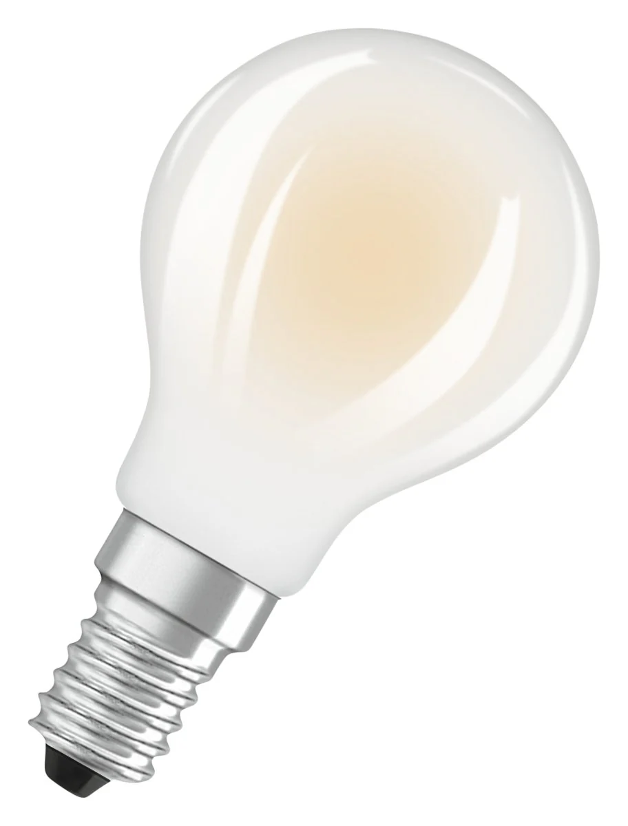 Żarówka LED OSRAM LED Classic P 40 Filament Energy efficiency class A 2.2W 827 Frosted E14 ciepła - Image 3
