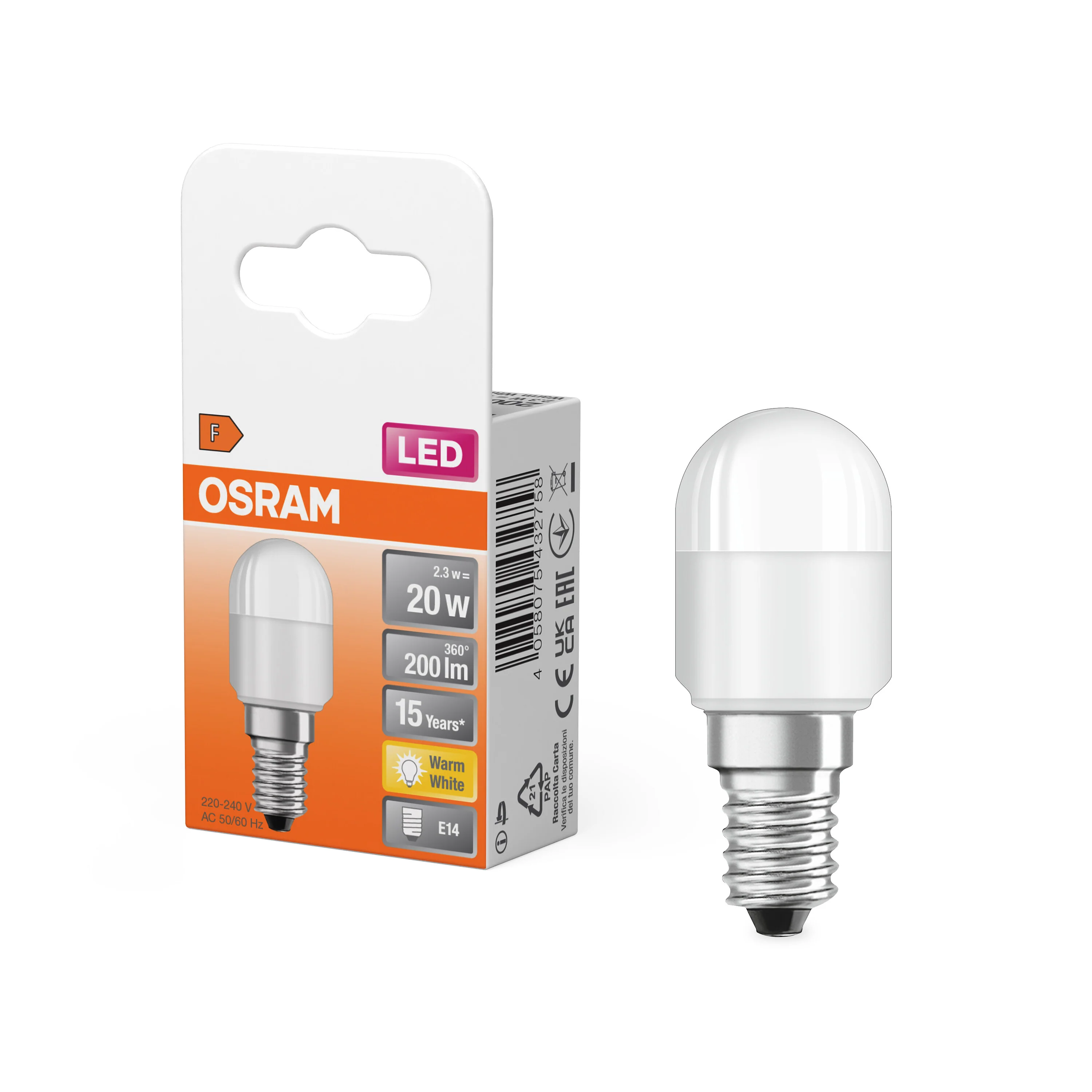Żarówka LED OSRAM LED Special T26 20 200° 2.3W 827 Frosted E14 ciepła - Image 4