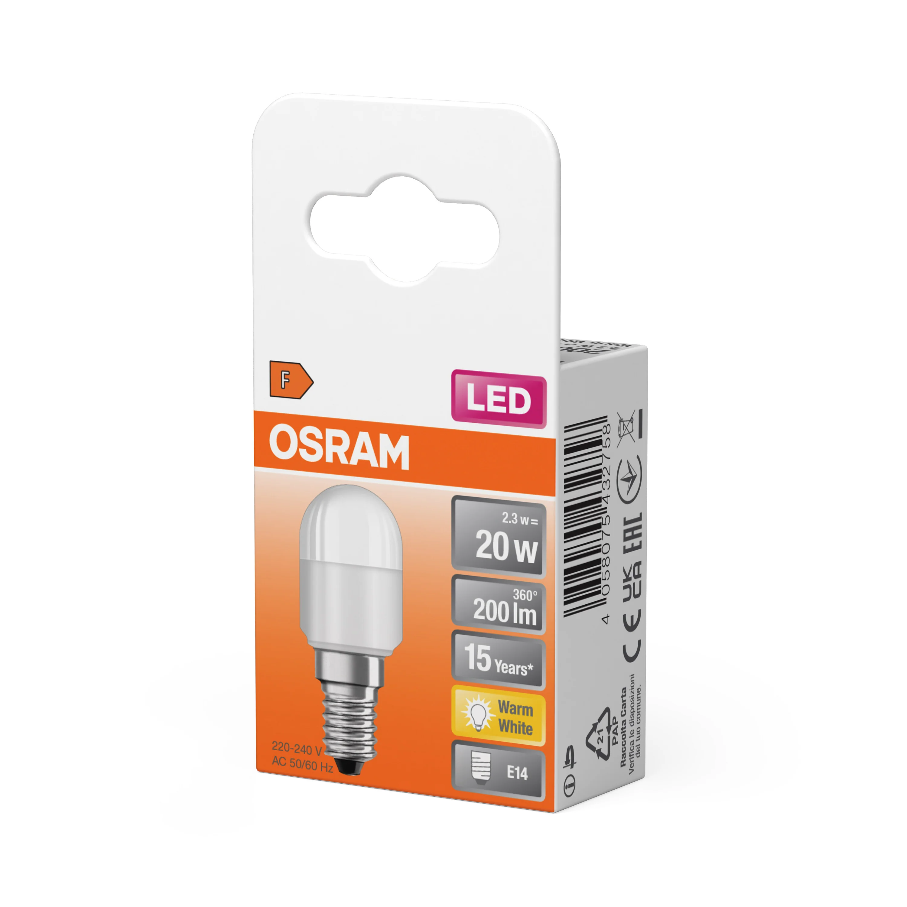 Żarówka LED OSRAM LED Special T26 20 200° 2.3W 827 Frosted E14 ciepła - Image 5