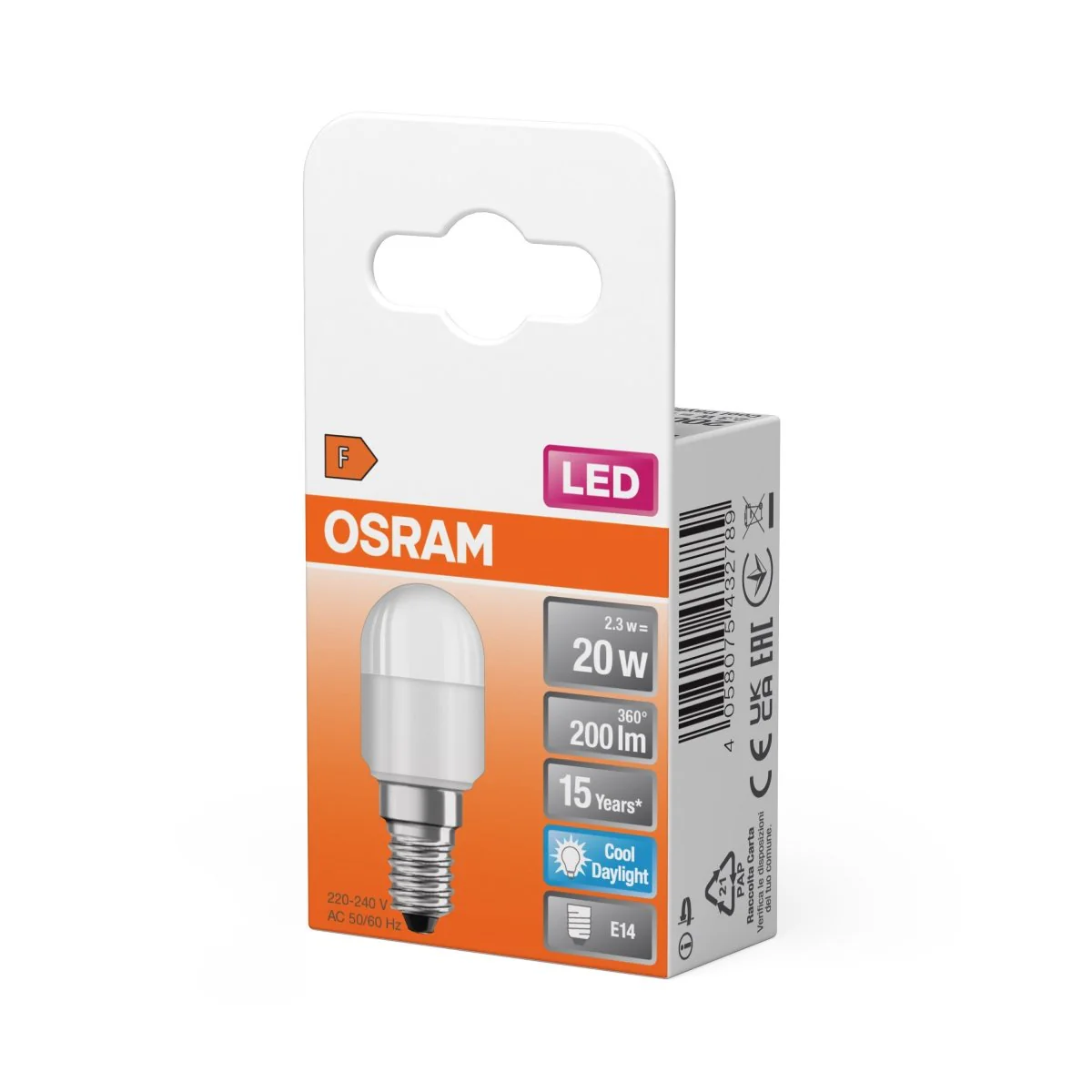 Żarówka LED OSRAM LED Special T26 20 200° 2.3W 865 Frosted E14 - Image 2