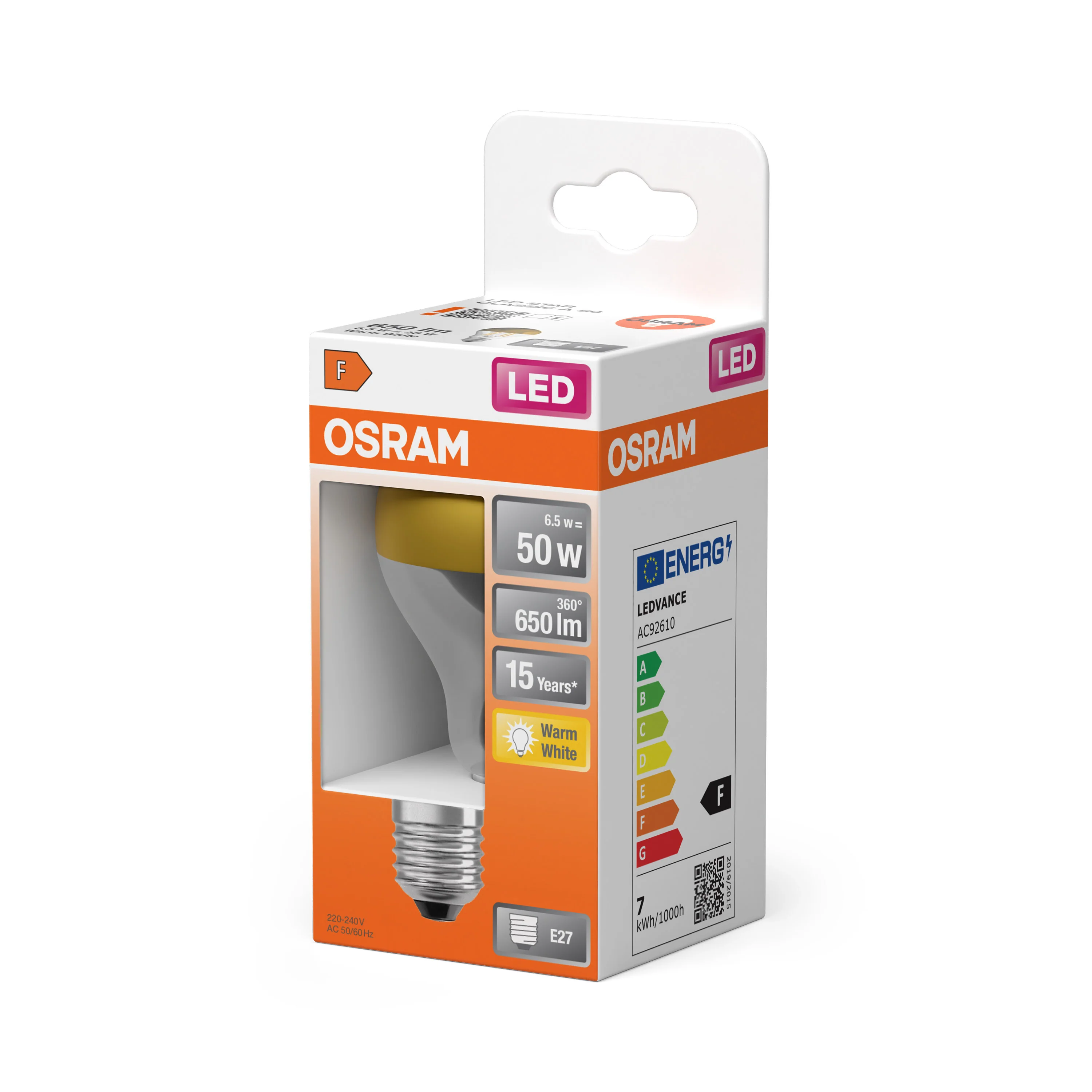 Żarówka LED OSRAM LED Star Classic A 50 Filament Mirror Gold 6.5W 827 Clear E27 - Image 5