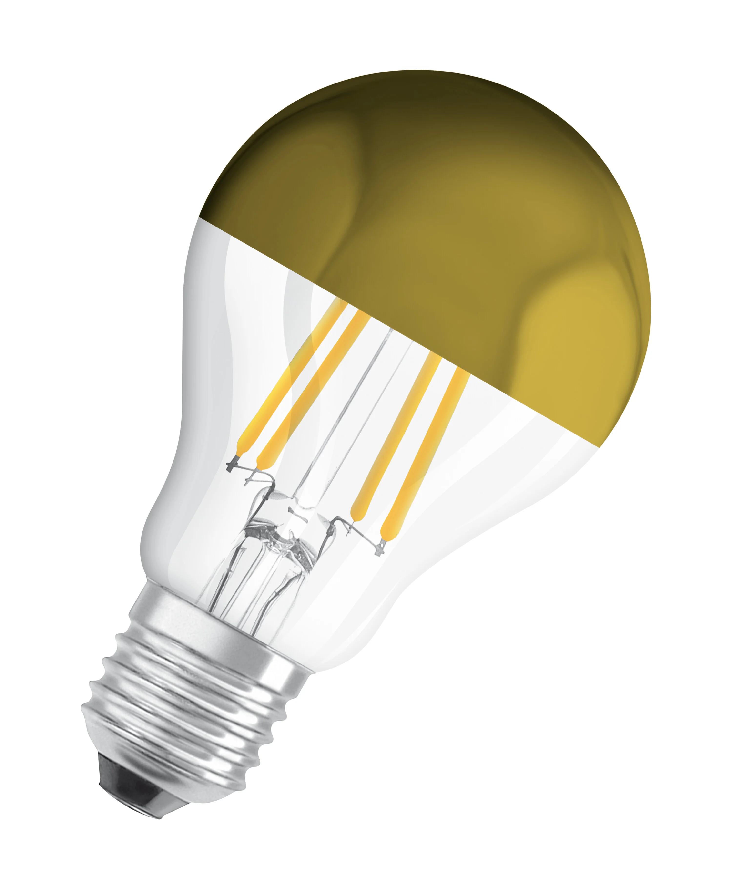 Żarówka LED OSRAM LED Star Classic A 50 Filament Mirror Gold 6.5W 827 Clear E27 - Image 6