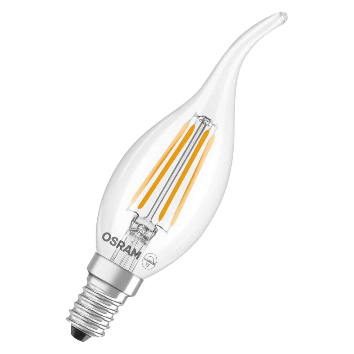 Żarówka LED OSRAM LED Star Classic BA 40 Filament 3.4W 827 Clear E14 - Image 6